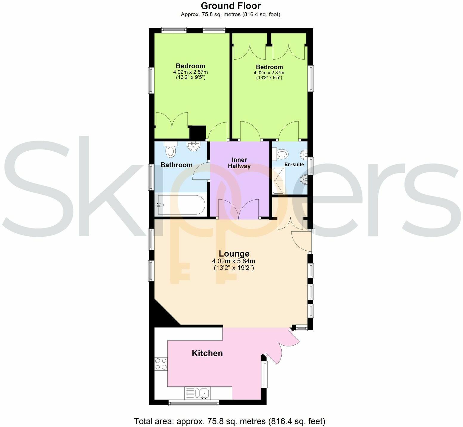 Yew Tree Park Home, Ashford, TN27 floorplan