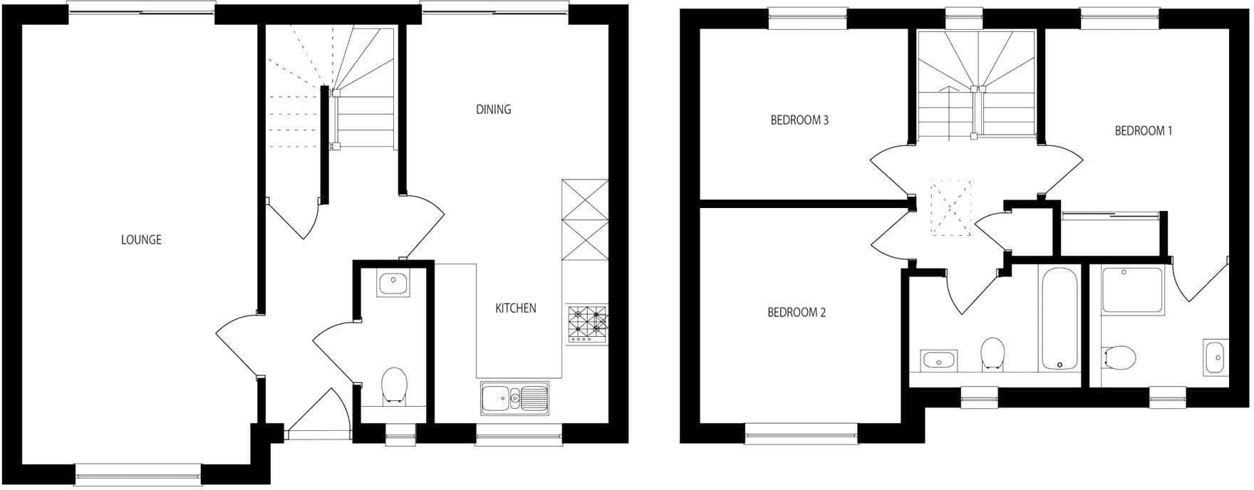 Gwel Trelulla, Park An Daras, Helston, Cornwall floorplan