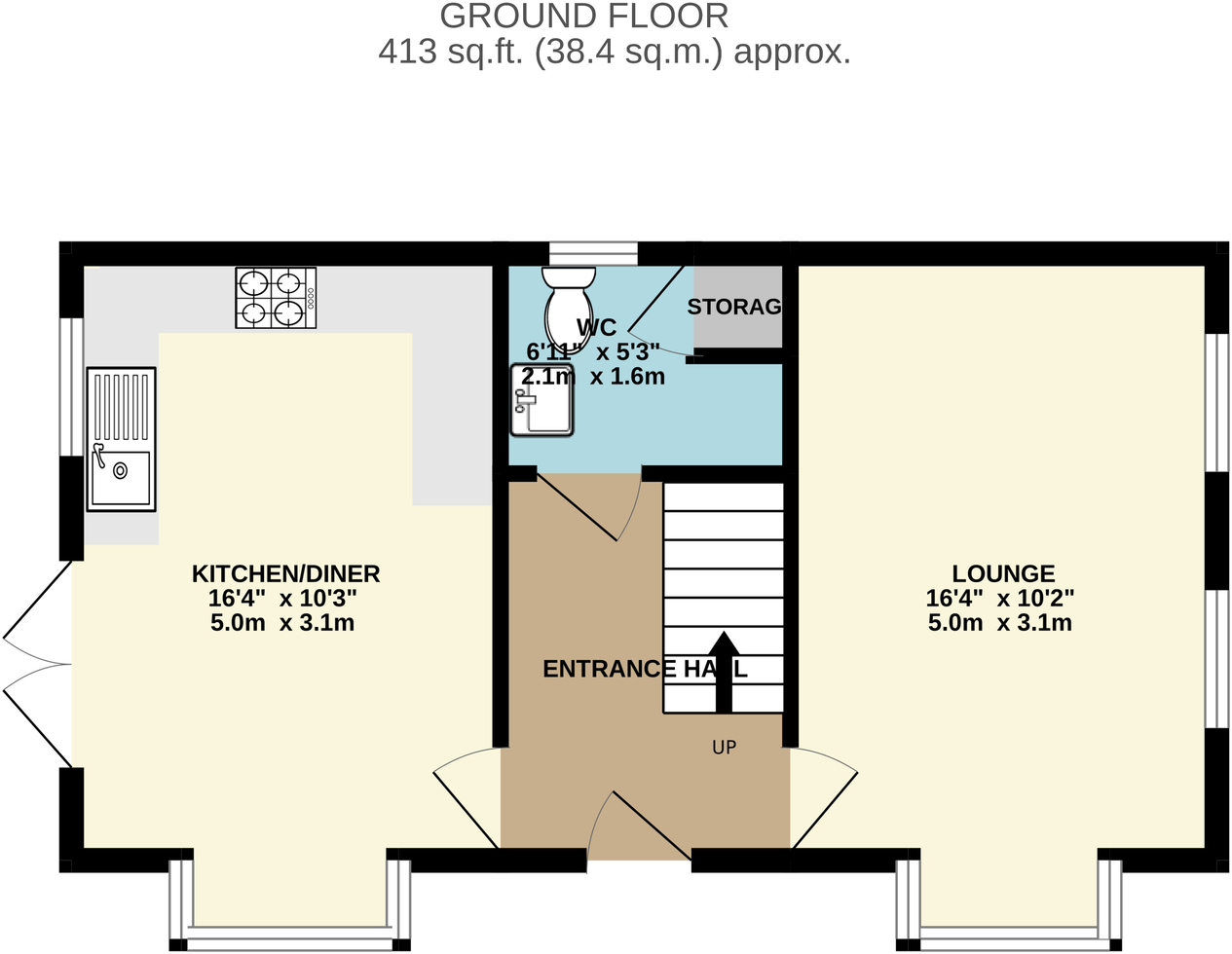 Humber Drive, Lichfield , WS13 8XF floorplan
