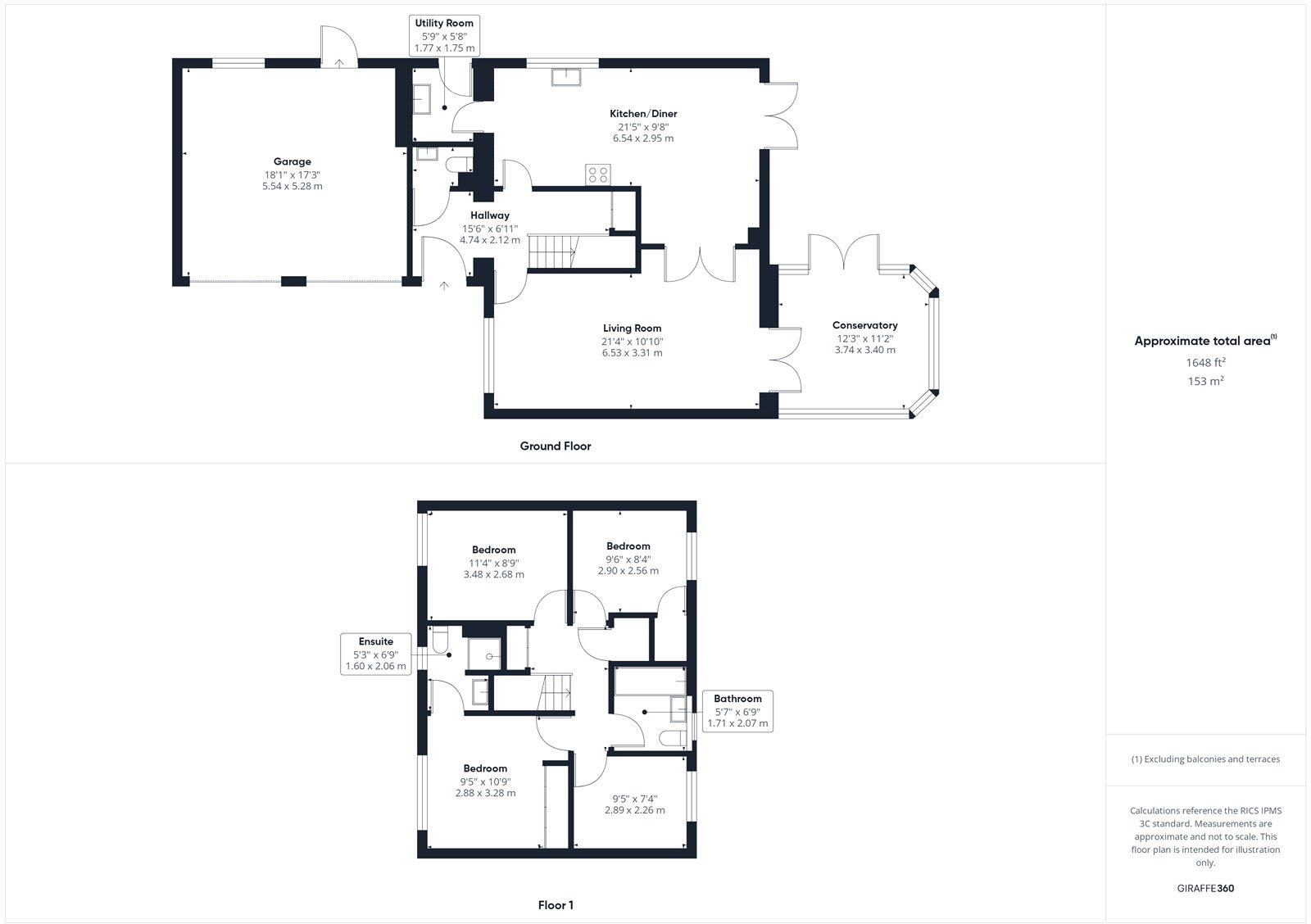 Iris Close, Hoburne, Christchurch, Dorset, BH23 floorplan