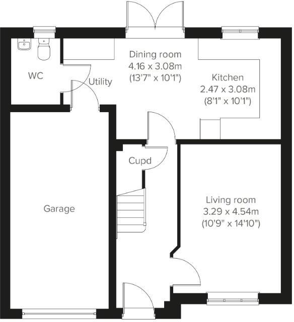 The Marston, Fallow Park, Wallsend floorplan