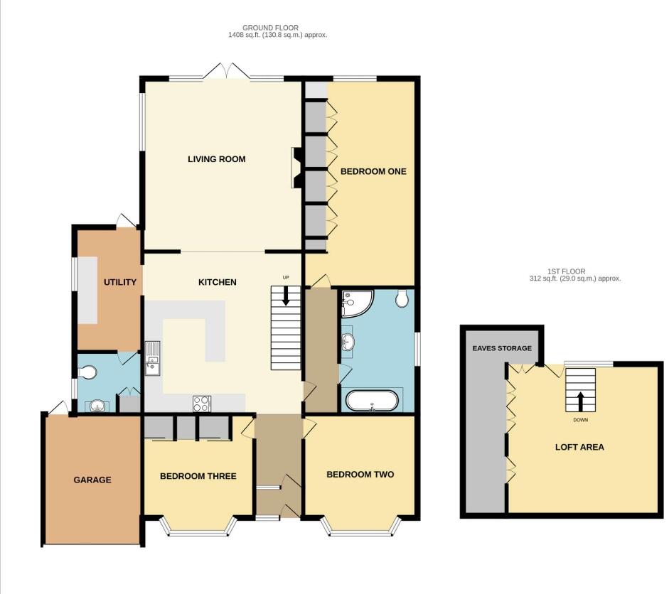 311-313 Eastwood Road, Rayleigh, Essex SS6 7LH floorplan