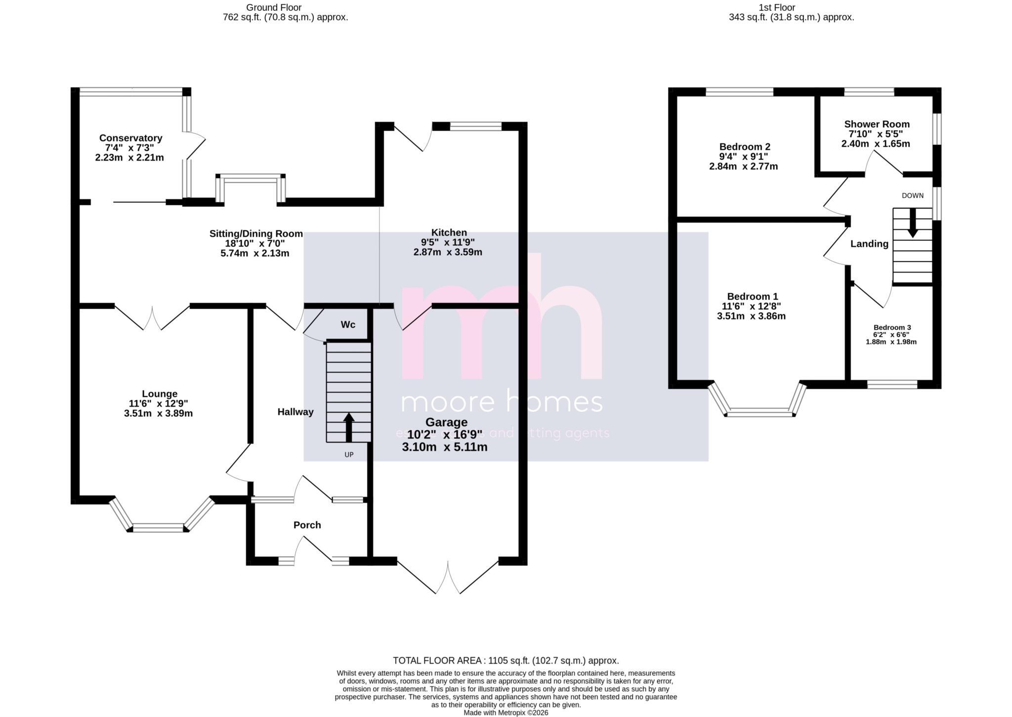 TRAFALGAR AVENUE, Poynton, SK12 1RU floorplan