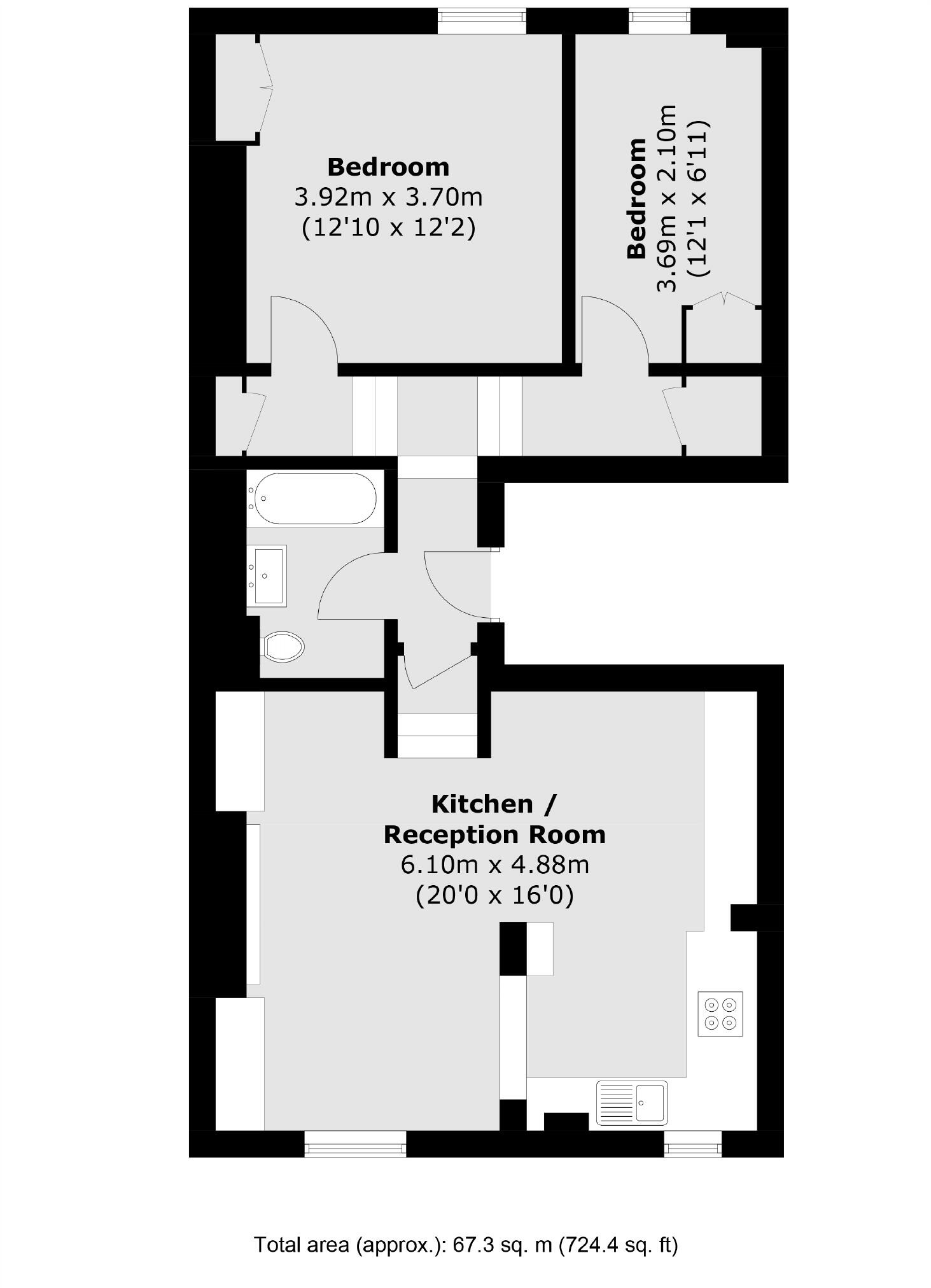 Warrington Crescent, Maida Vale floorplan