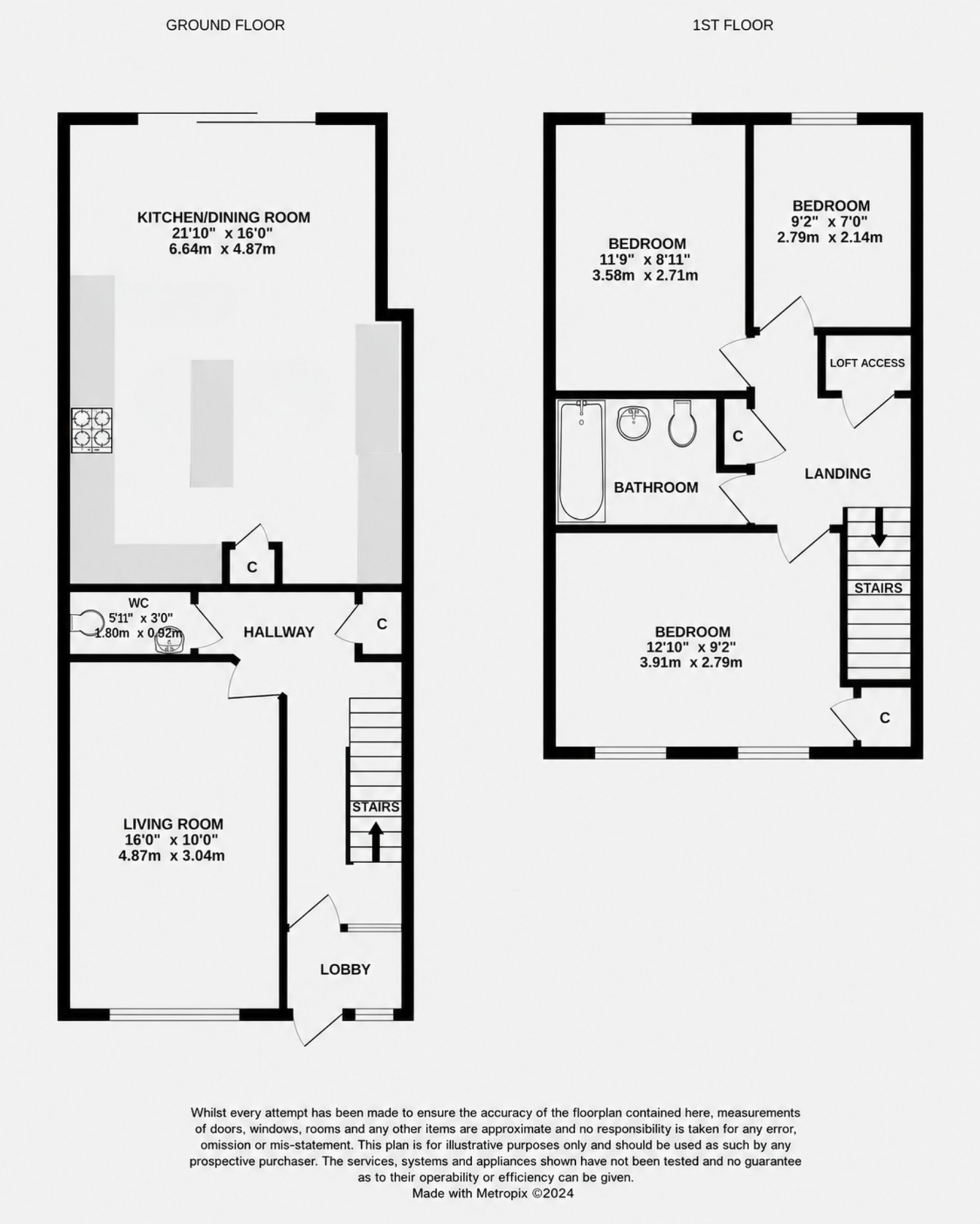 Silkham Road, Oxted, RH8 floorplan