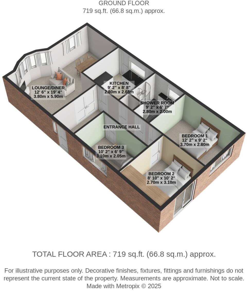 Hawthornden Avenue, Uttoxeter, ST14 7PA floorplan
