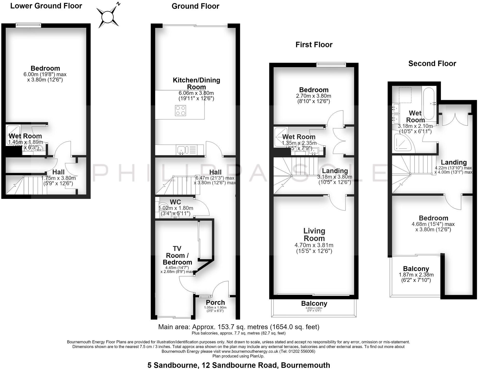 Sandbourne, Sandbourne Road, Bournemouth, BH4 floorplan