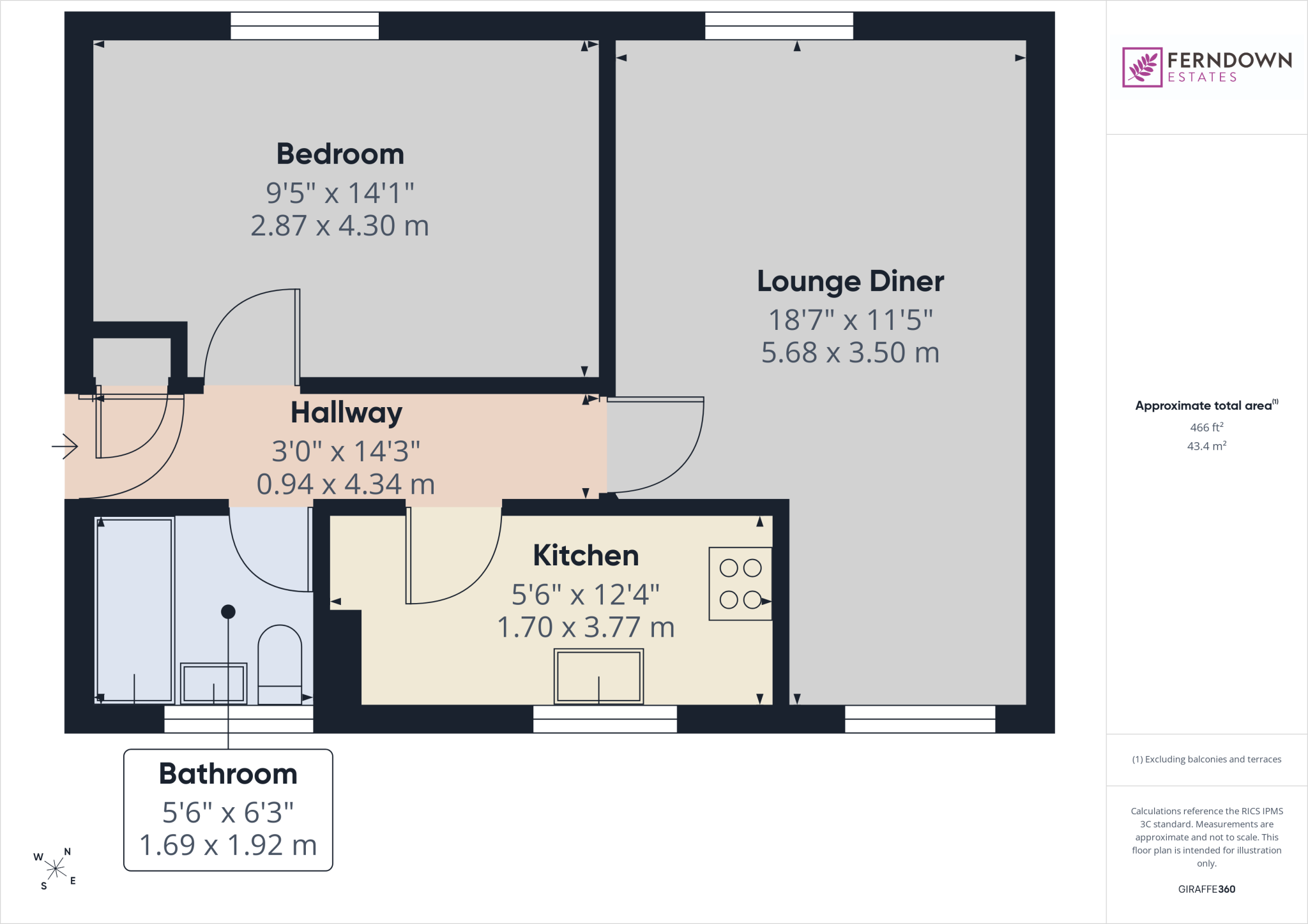 Piccadilly Close, Chelmsley Wood, Birmingham, West Midlands, B37 floorplan