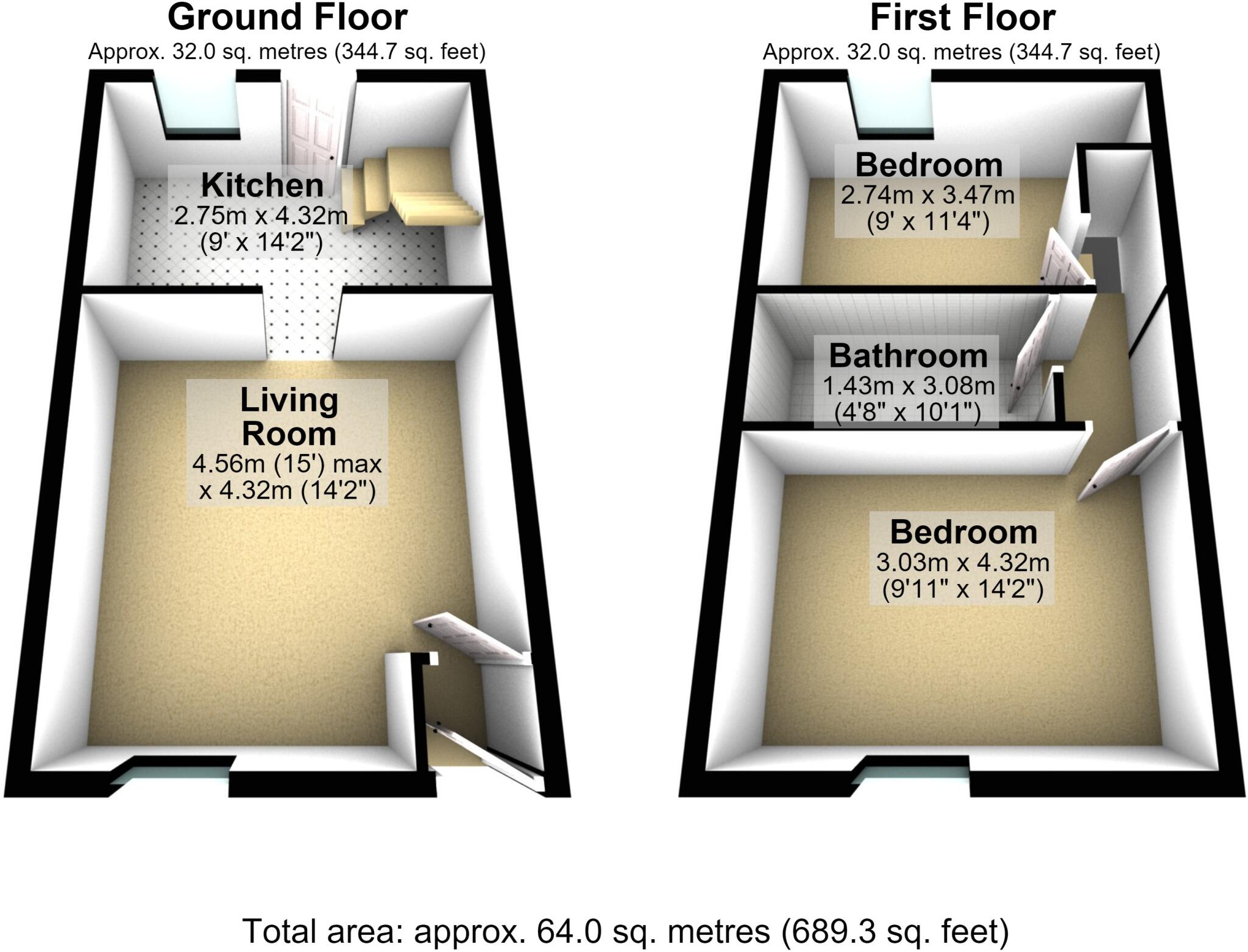Grafton Street, Oldham, Greater Manchester, OL1 floorplan