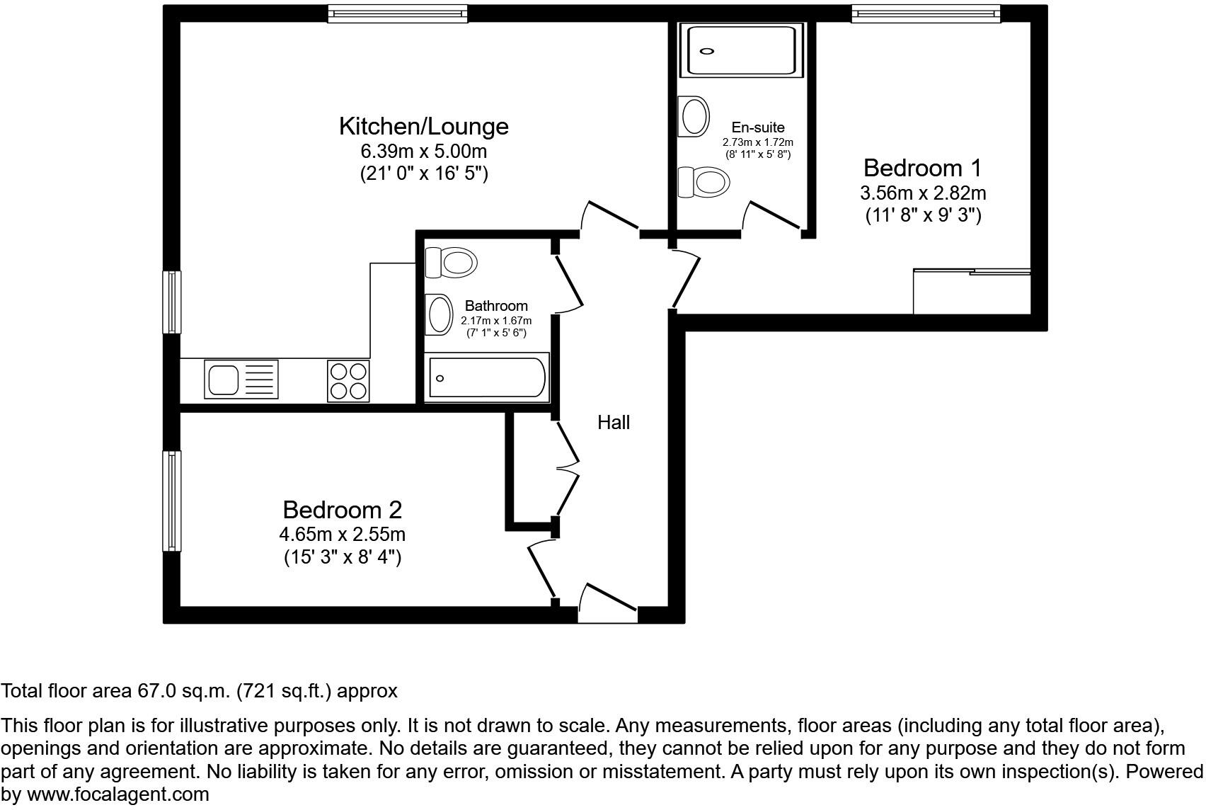The Bridgehouse, Weevil Lane, PO12 floorplan