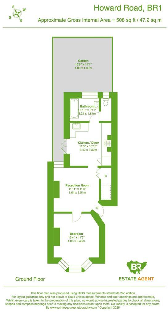 Howard Road, Bromley floorplan