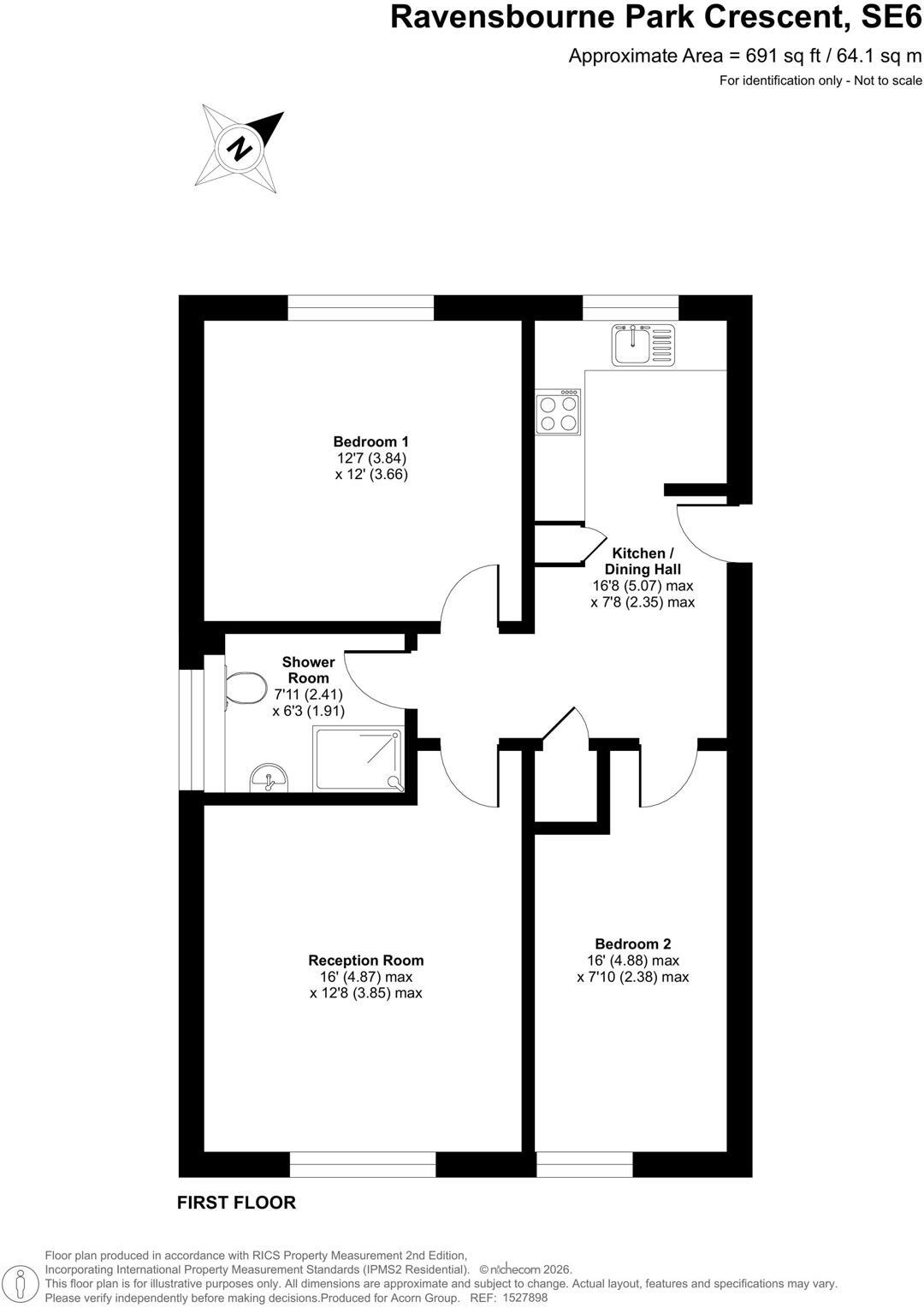 Ravensbourne Park Crescent, London floorplan
