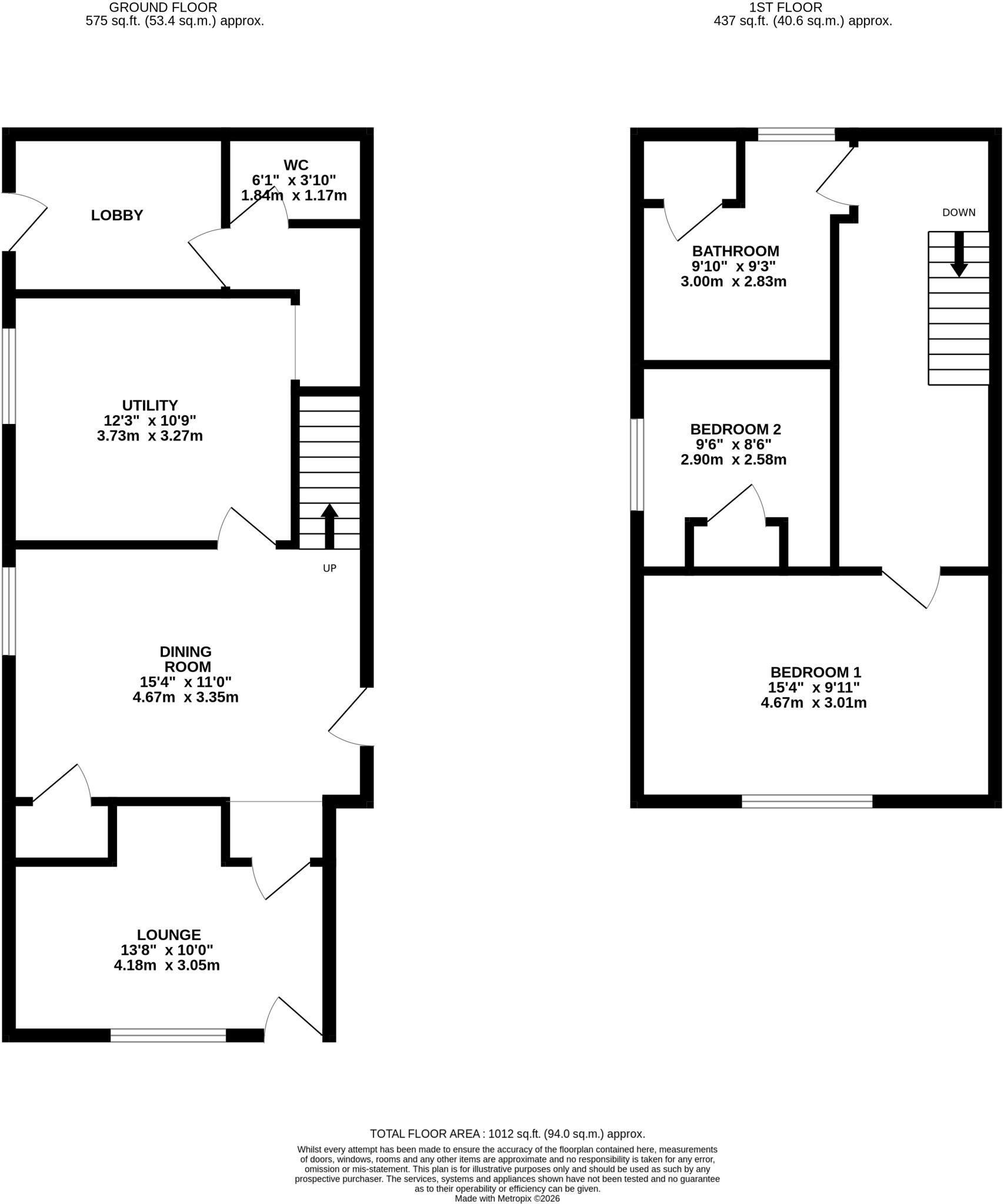 South Street, Winterton, North Lincolnshire, DN15 floorplan