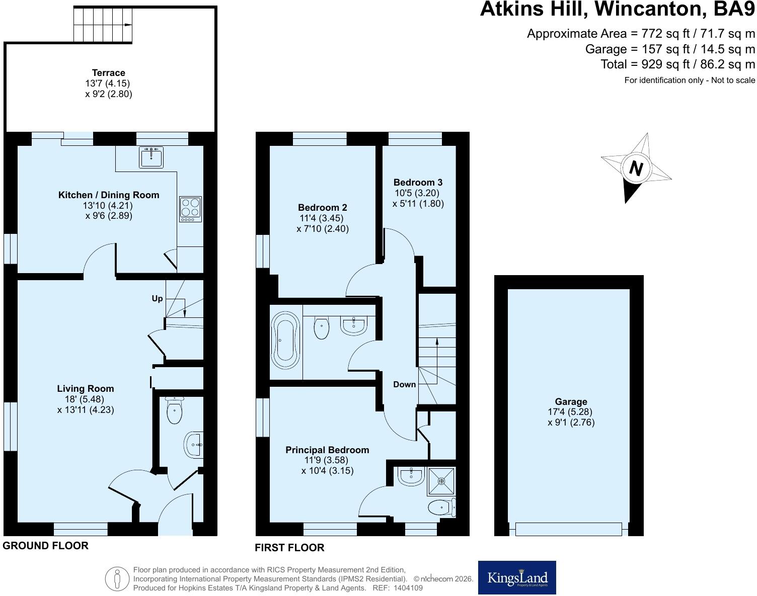 Atkins Hill, Wincanton, Somerset, BA9 floorplan