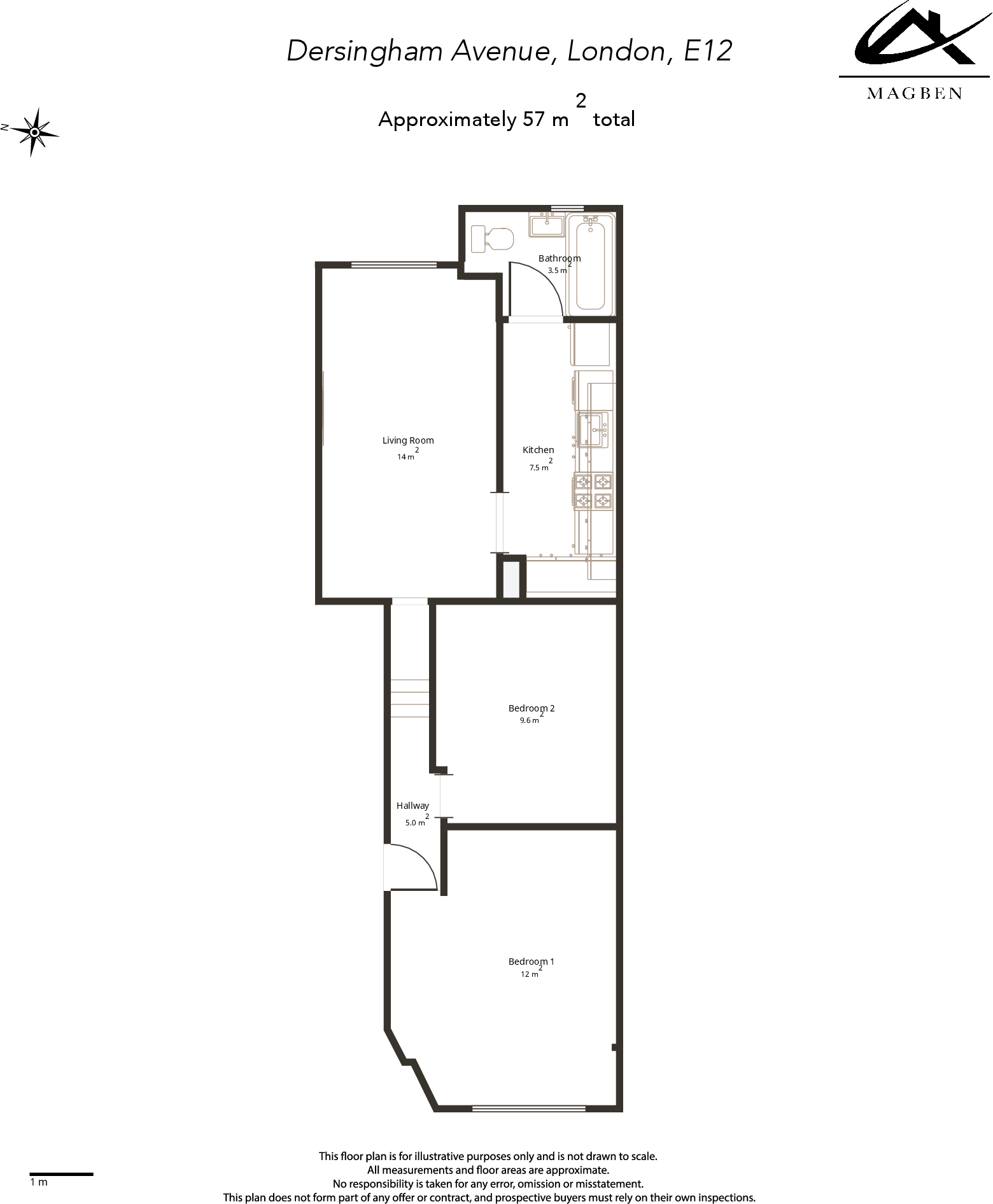 Dersingham Avenue, Manor Park, Newham, London floorplan