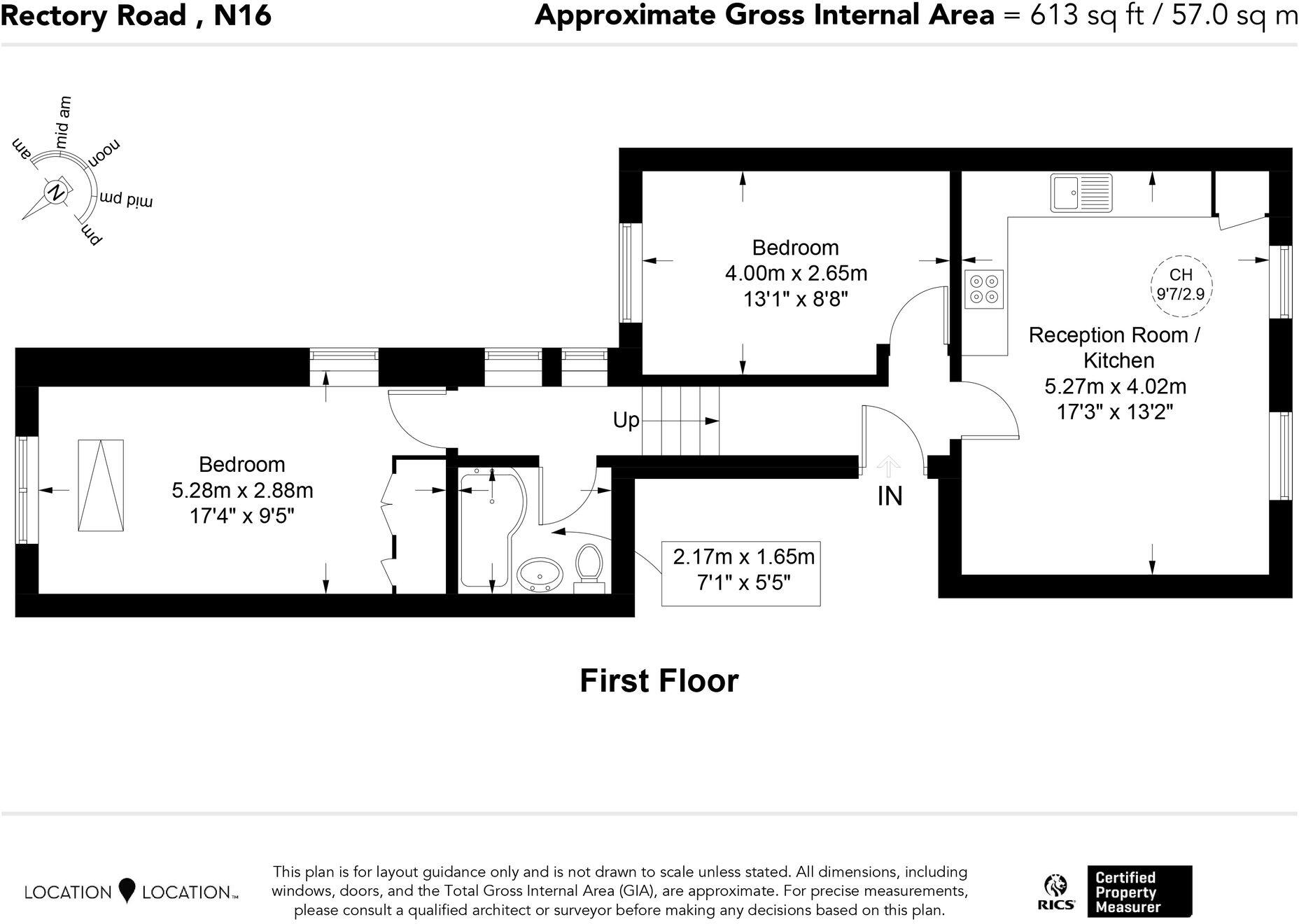 Rectory Road, London, N16 floorplan