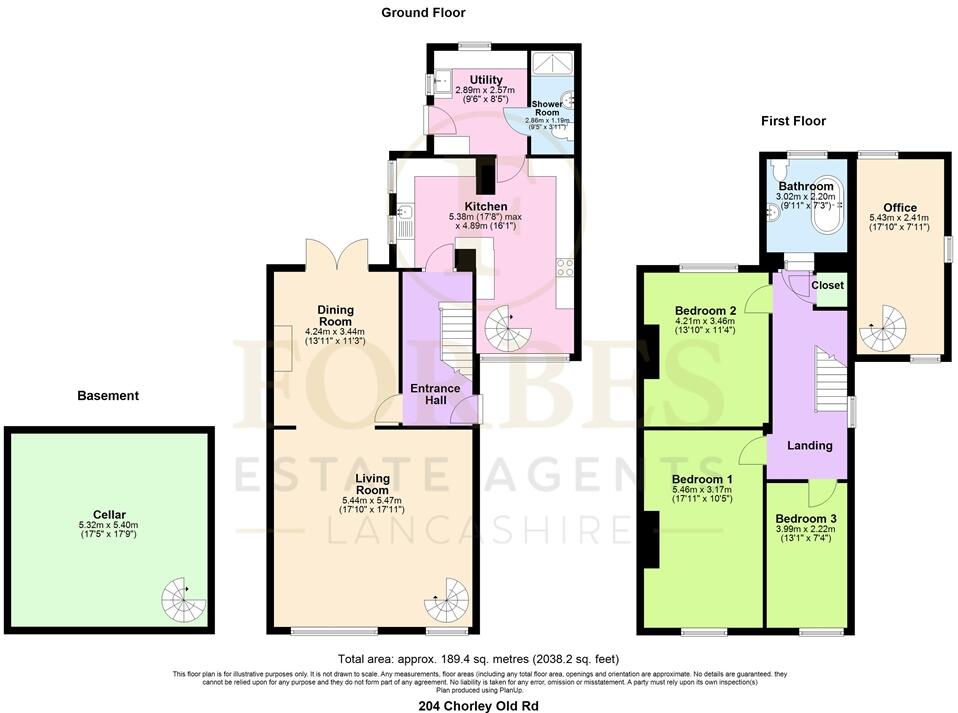 Chorley Old Road, Whittle-le-Woods, Chorley, PR6 floorplan