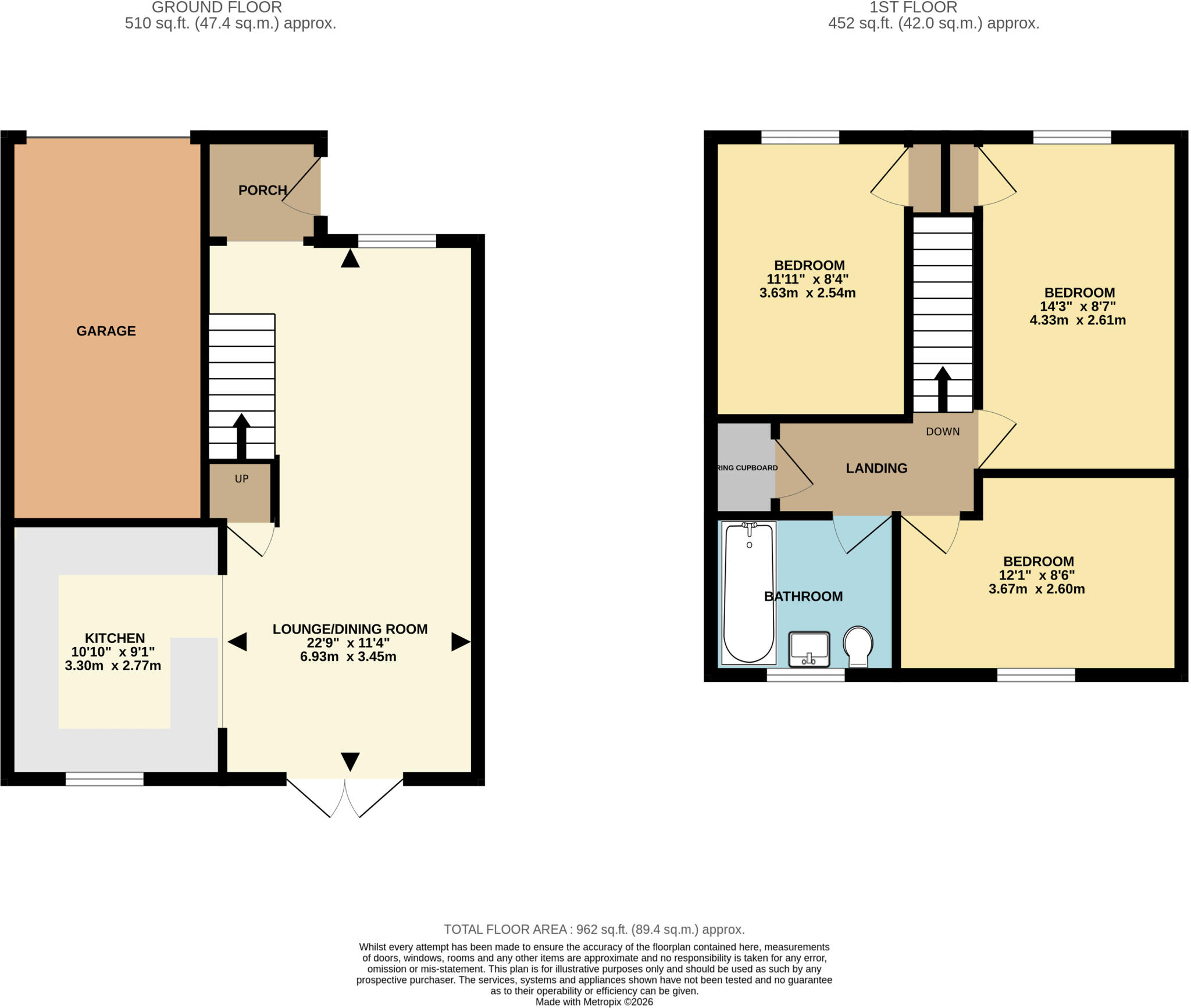 Millwrights, TIPTREE floorplan