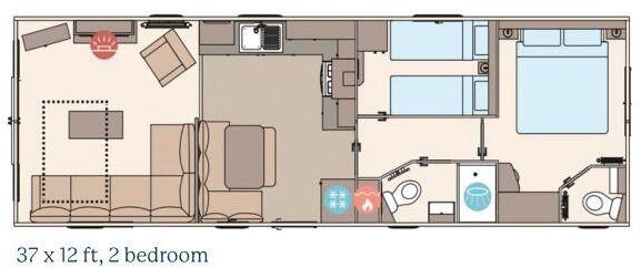  Durdle Door Holiday Park, Main Road, West Lulworth, Wareham, BH20 5PU floorplan