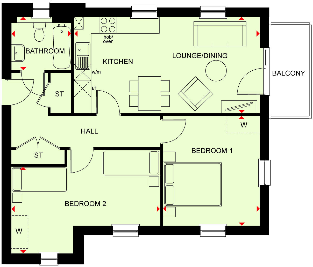 Denchworth Road,
Wantage
OX12 0BA floorplan
