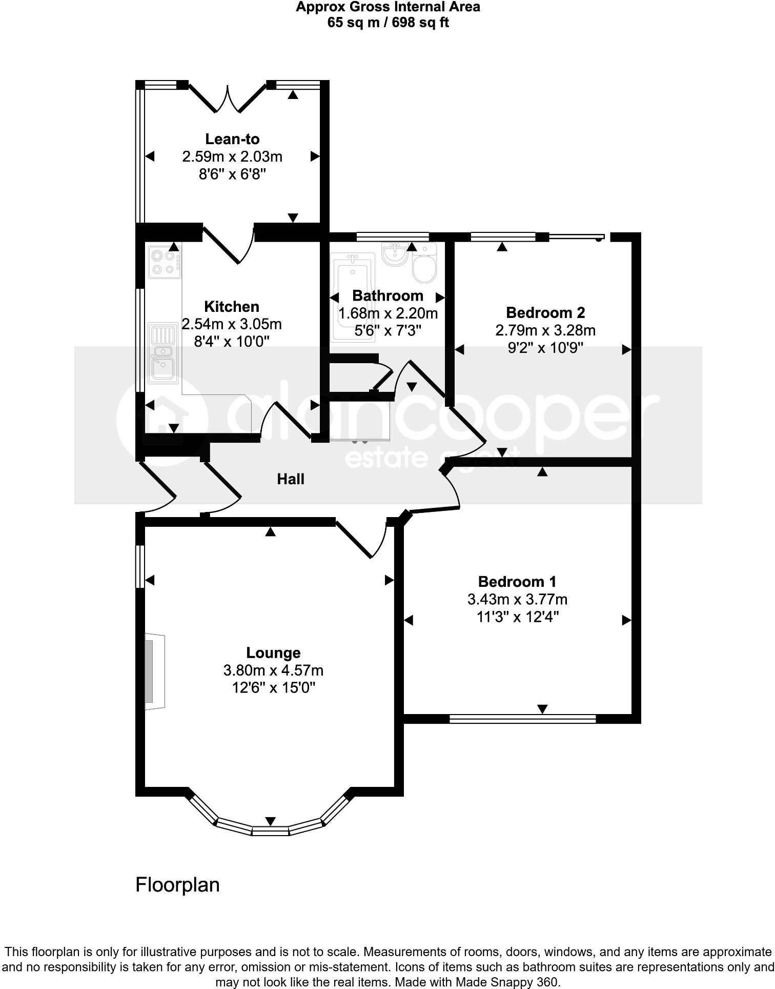 Arundel Road, Bulkington, CV12 9QS floorplan