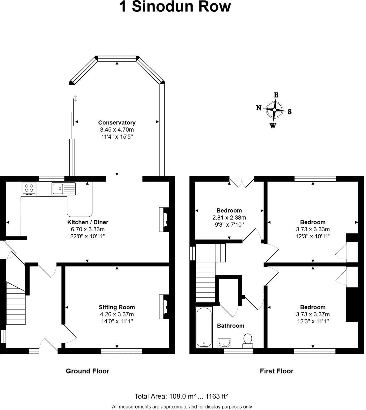 Sinodun Row, Appleford, Abingdon, Oxfordshire, OX14 floorplan