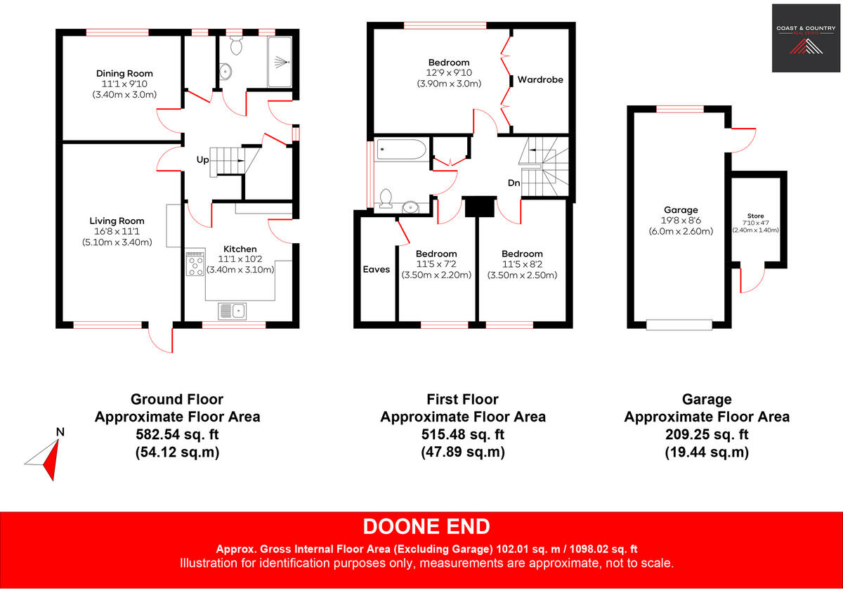 Doone End, Ferring, BN12 floorplan