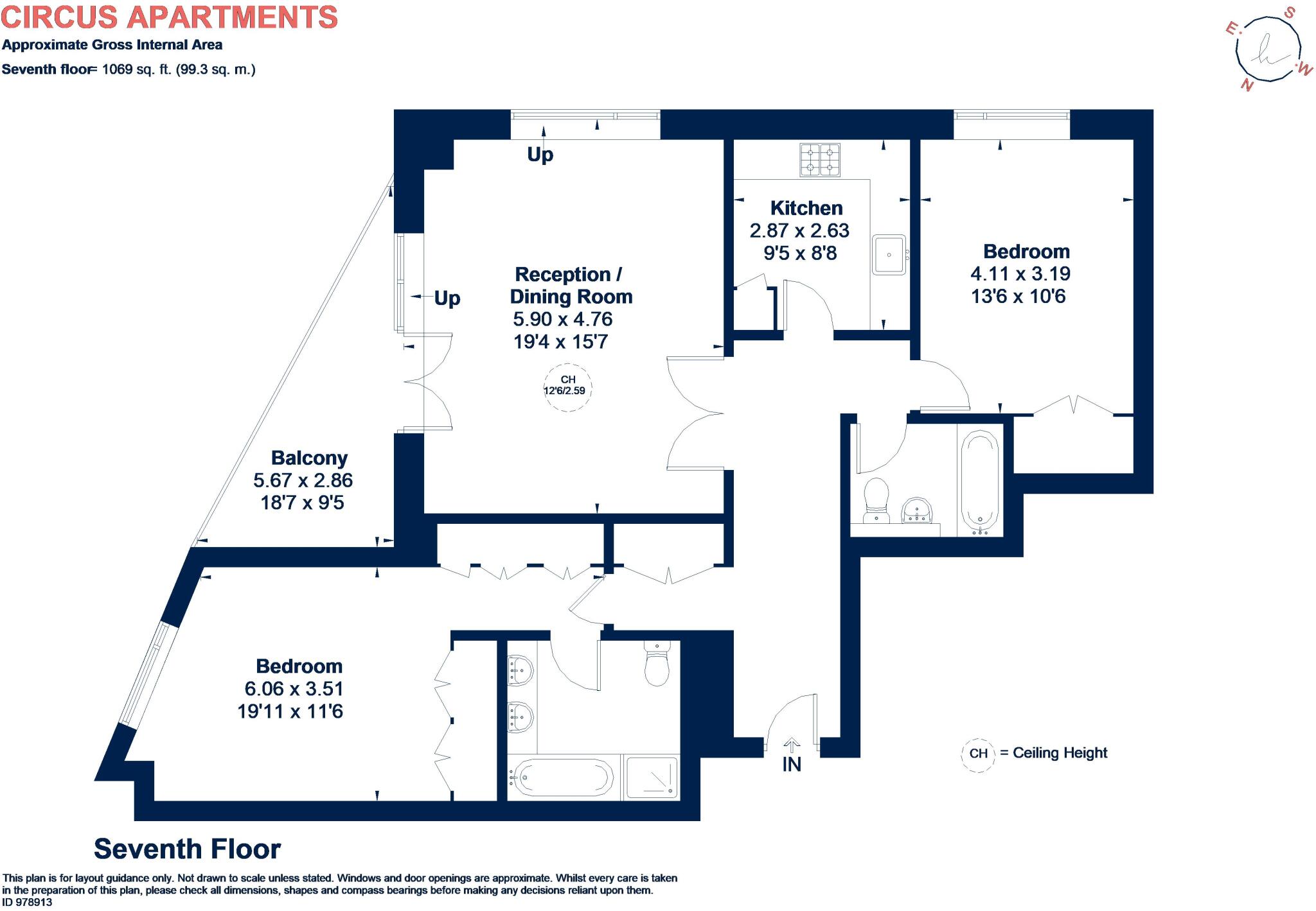 Westferry Circus, E14 floorplan