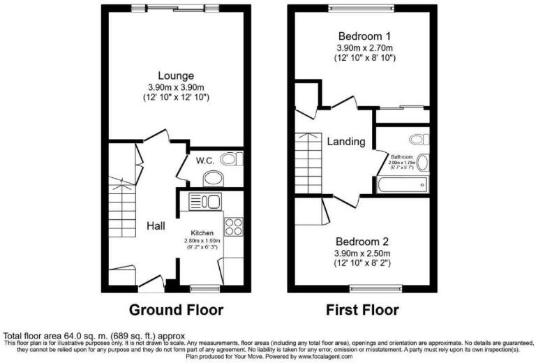 St. Catherine's Road, Maidstone, Kent floorplan
