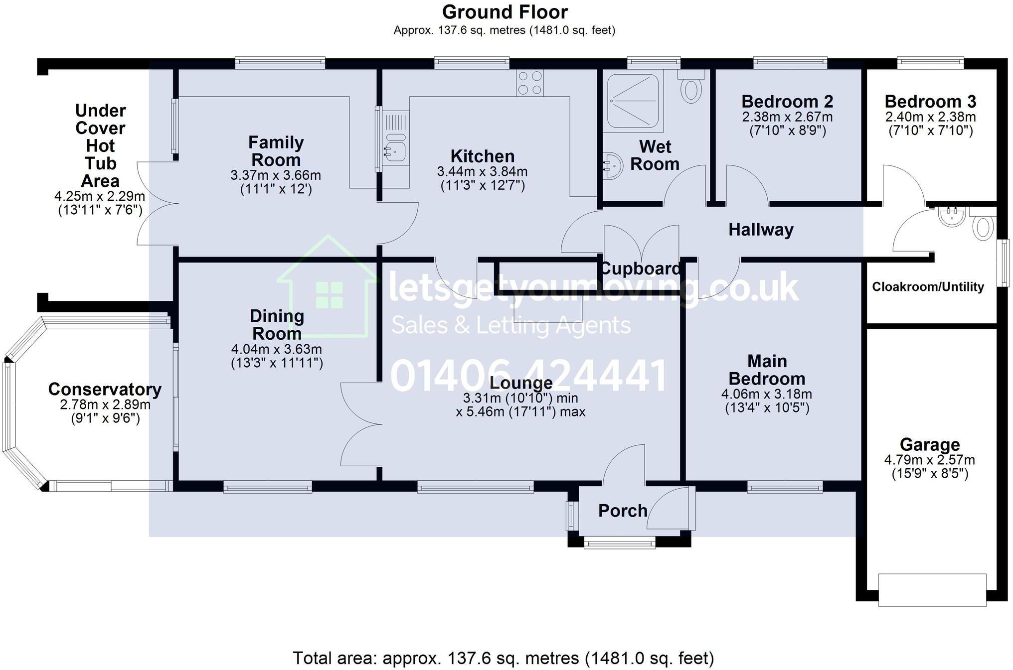 Roman Bank, Holbeach Clough floorplan