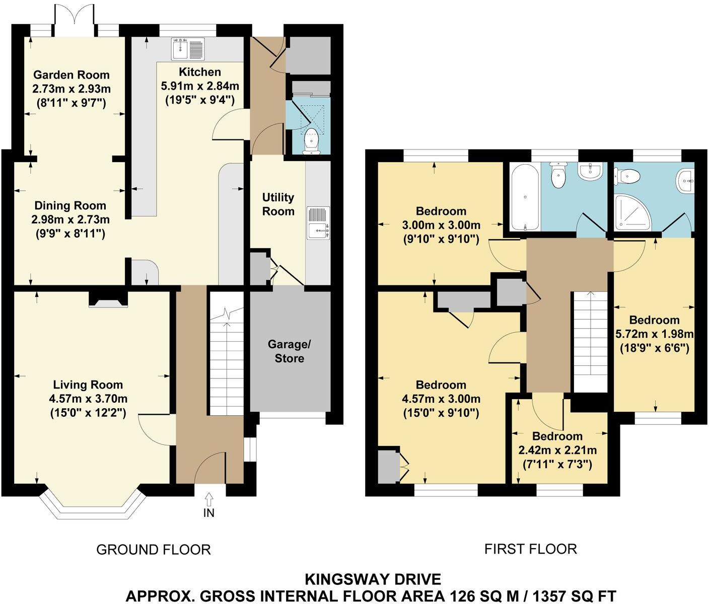 Kingsway Drive, Kidlington, OX5 floorplan