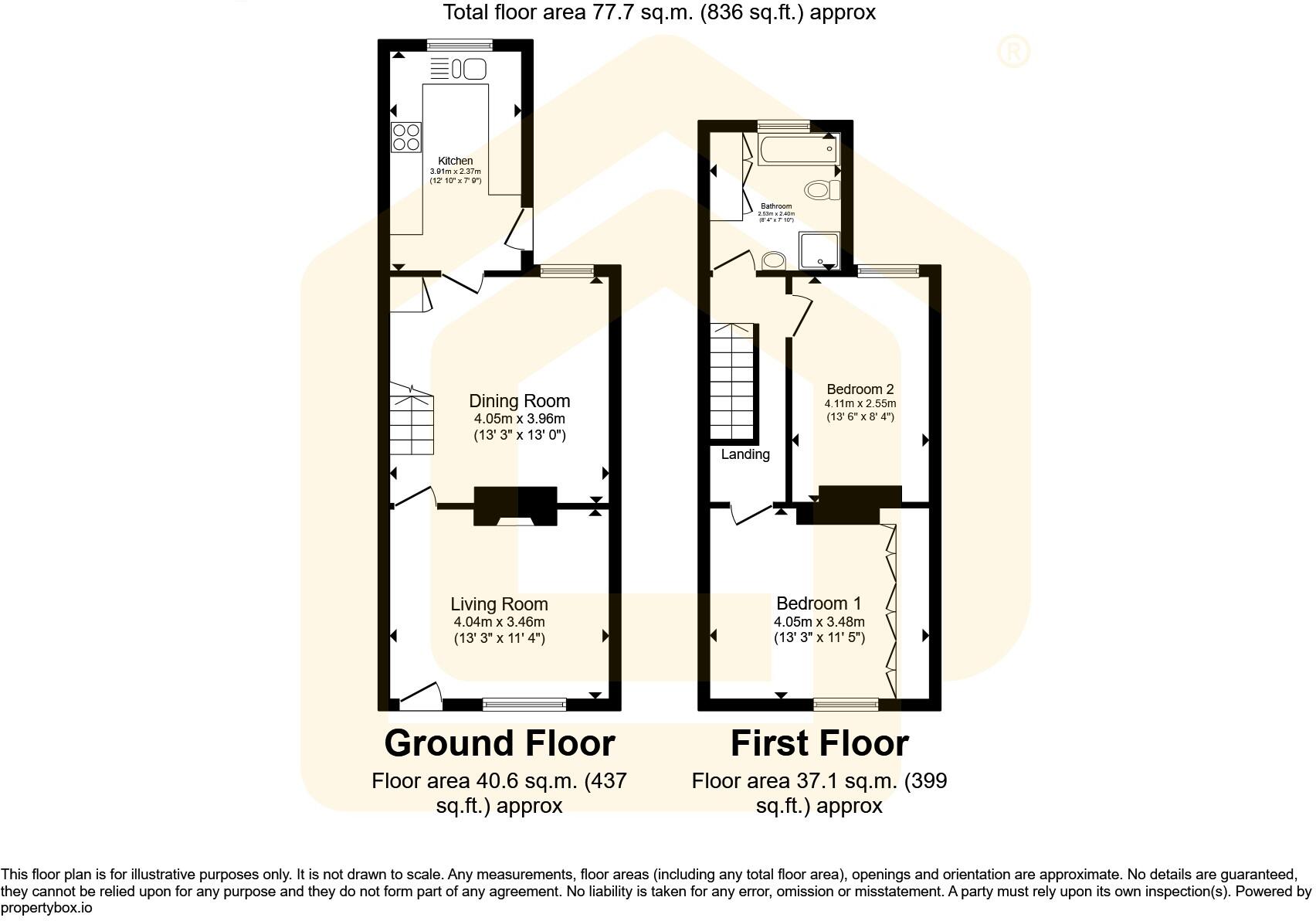 15 Church Road, Great Cornard, Sudbury, CO10 0EL floorplan