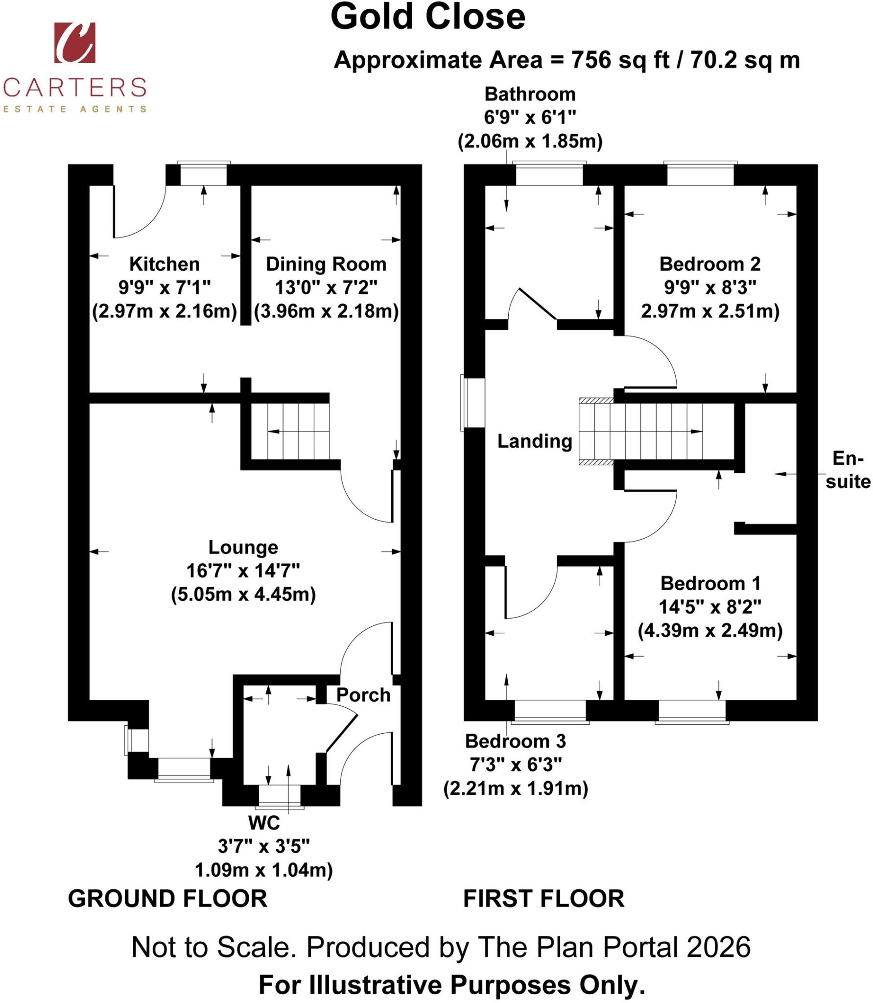 Gold Close, Nuneaton, CV11 floorplan