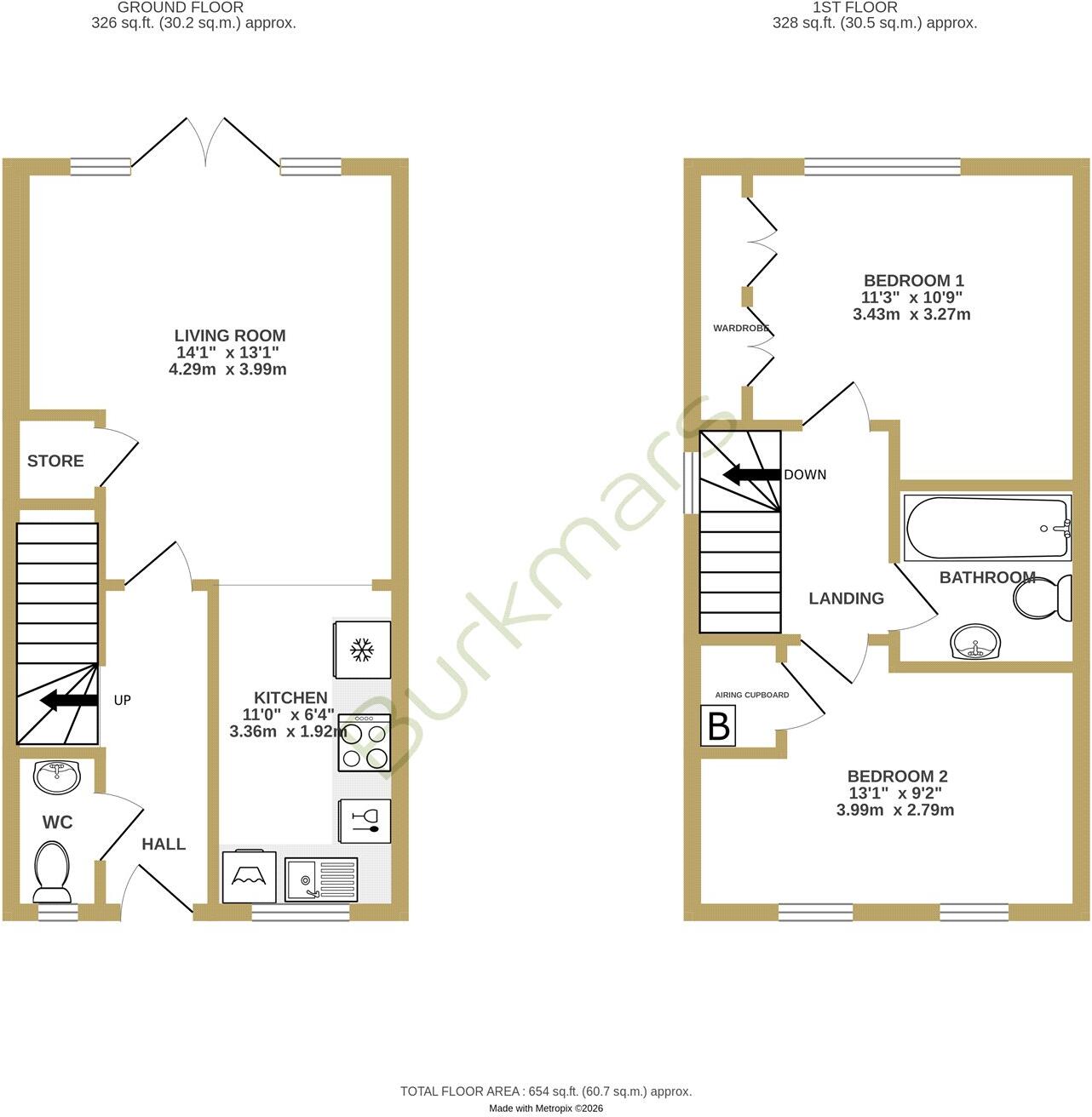 Knight Gardens, Lymington, Hampshire, SO41 floorplan