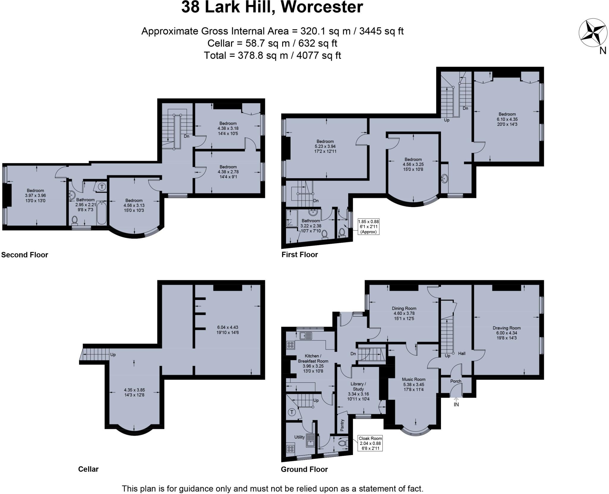 Worcester, Worcestershire floorplan