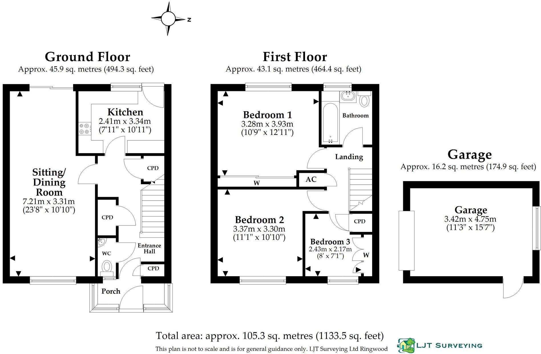 Eastfield Lane, Ringwood, BH24 floorplan