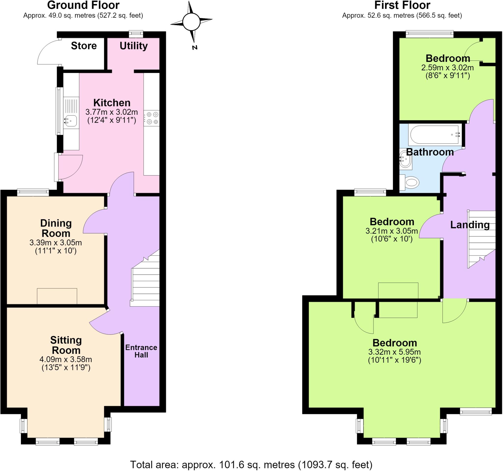 Finborough Road, Stowmarket, Suffolk floorplan