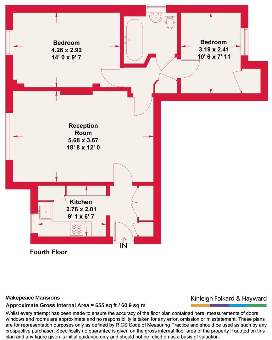 Makepeace Avenue, Highgate, London, N6 floorplan