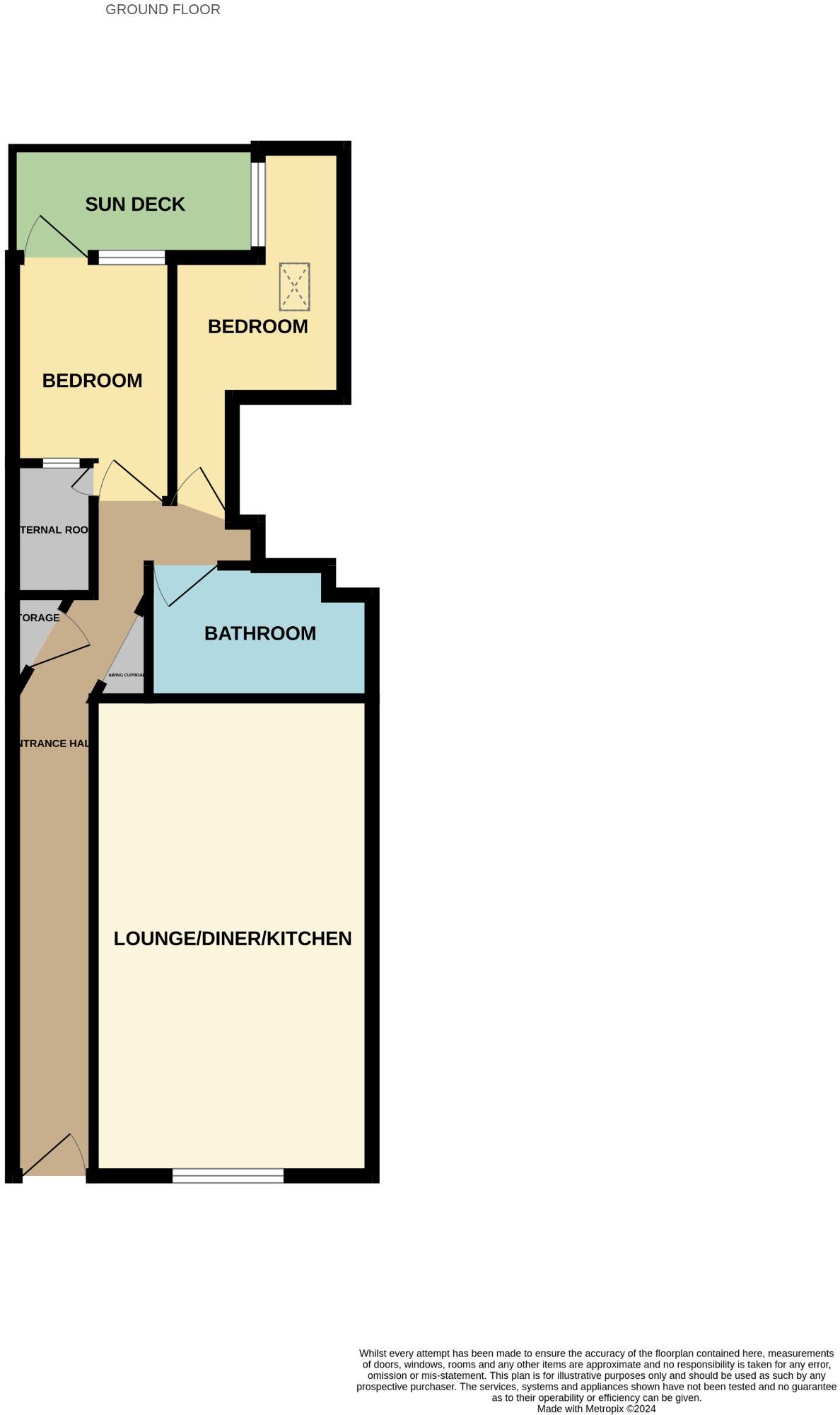 16 Purbeck Road, Bournemouth, Dorset, BH2 5EF floorplan