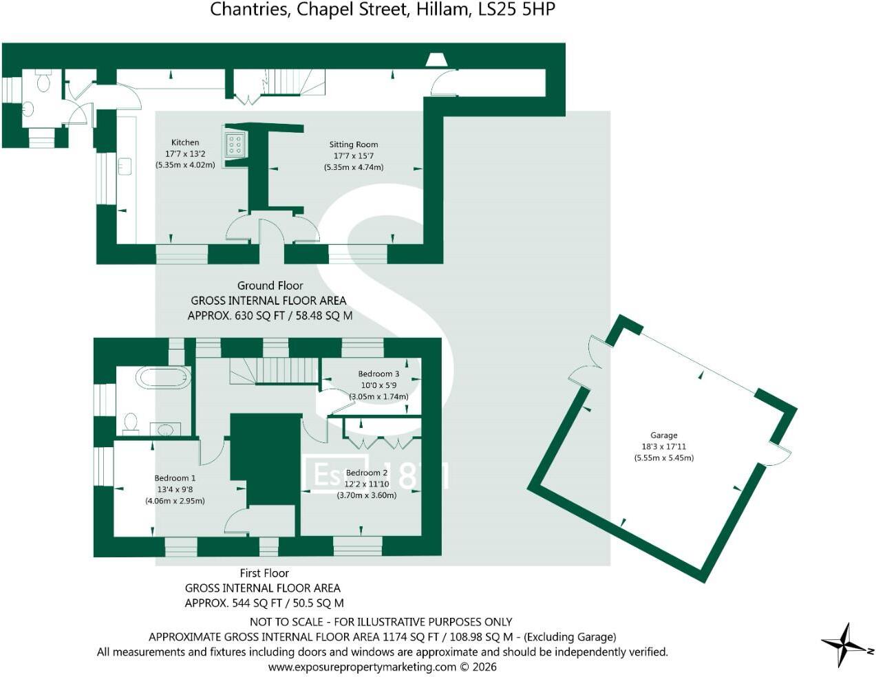 Chapel Street, Hillam, Leeds floorplan