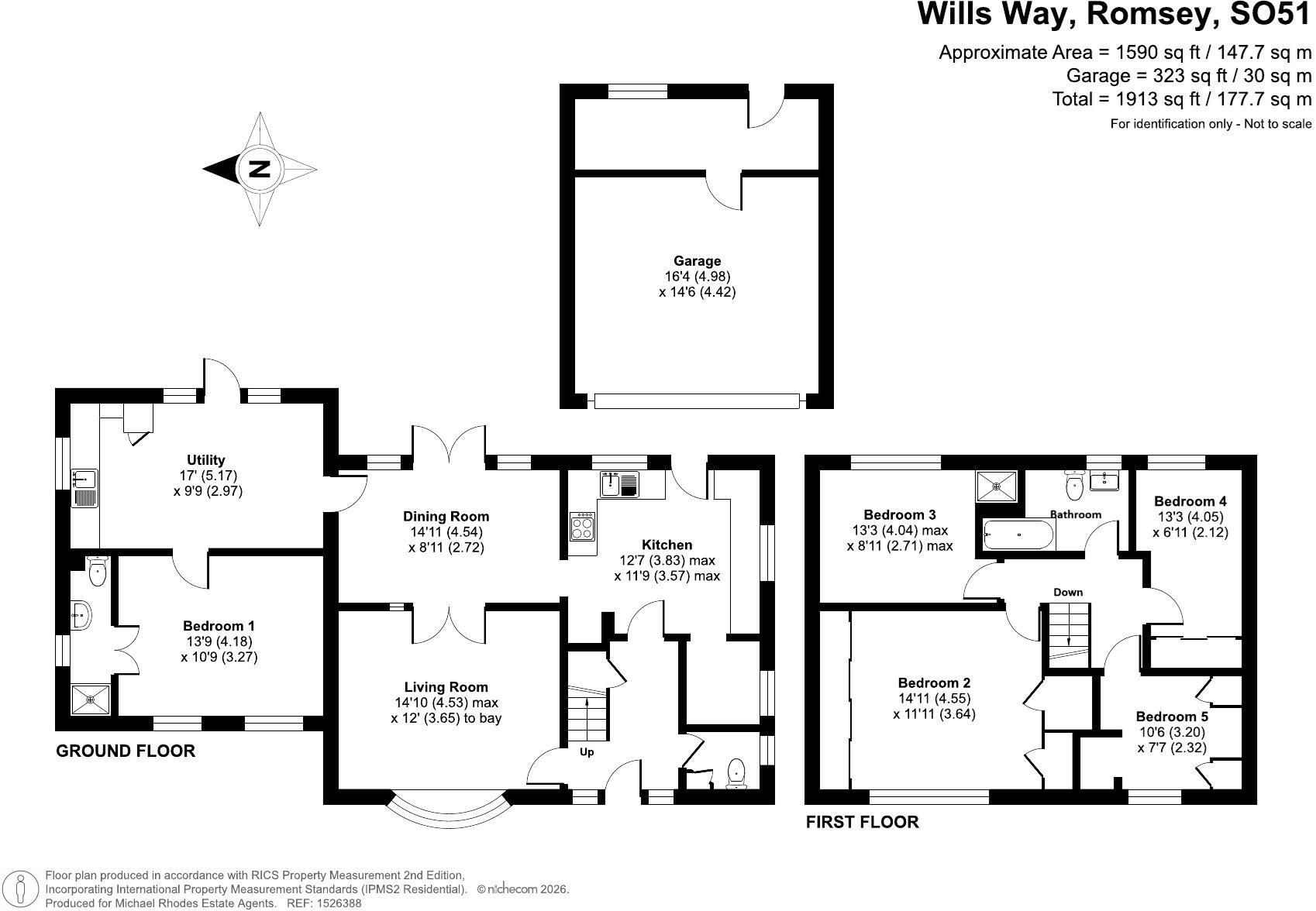 Wills Way, Romsey, Hampshire floorplan