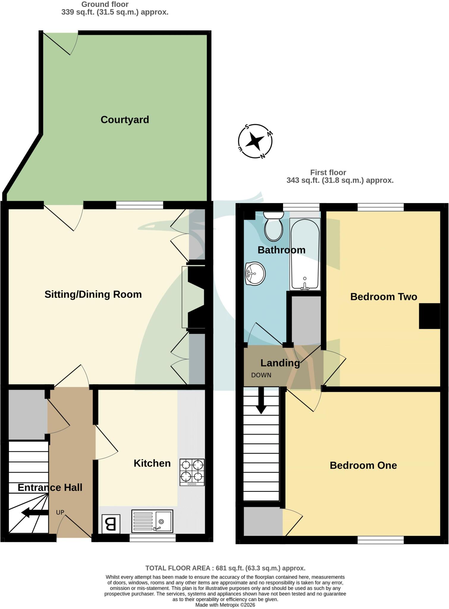 Upper Strand Street, Sandwich floorplan