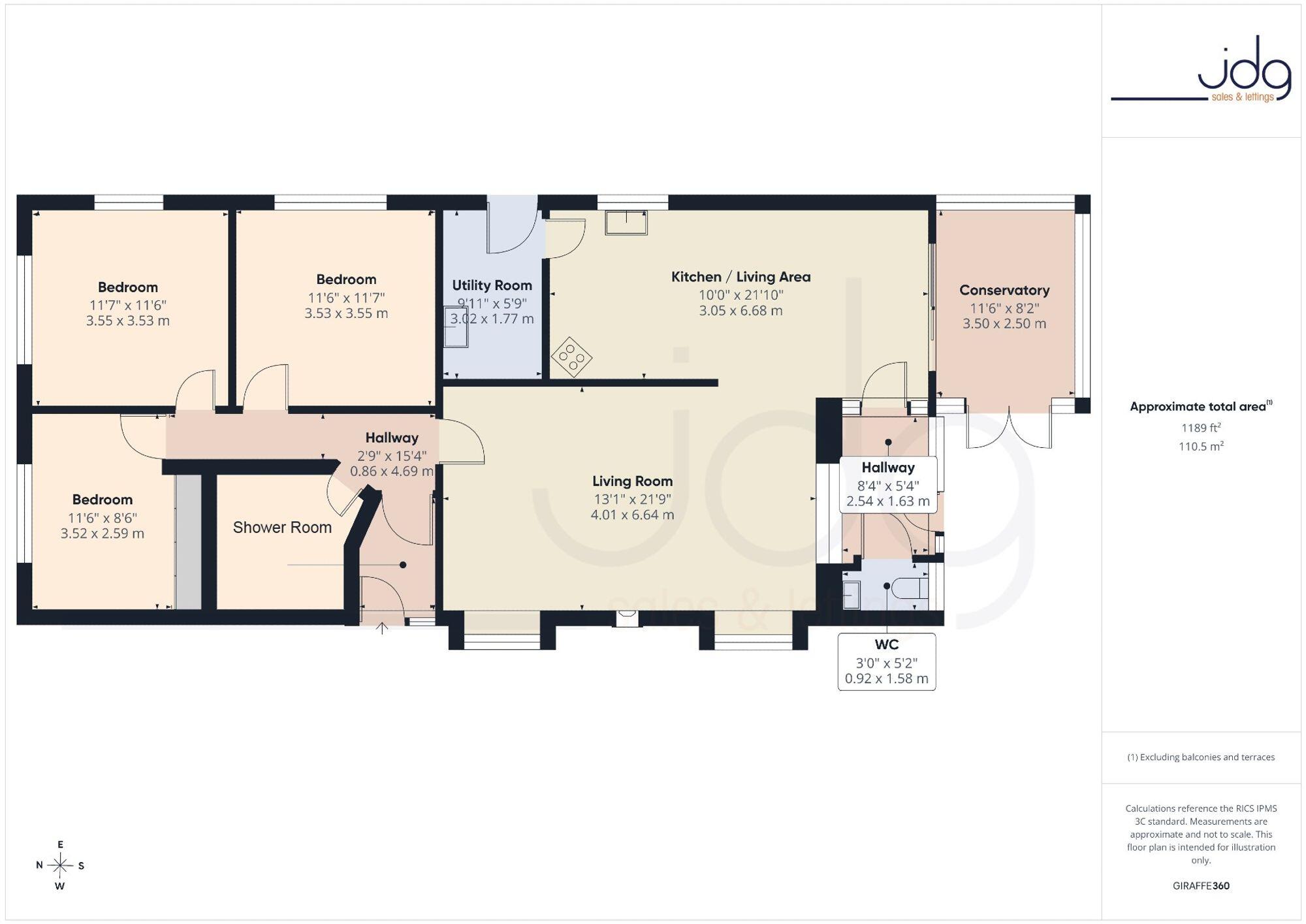 Oxcliffe Grove, Heysham, LA3 floorplan