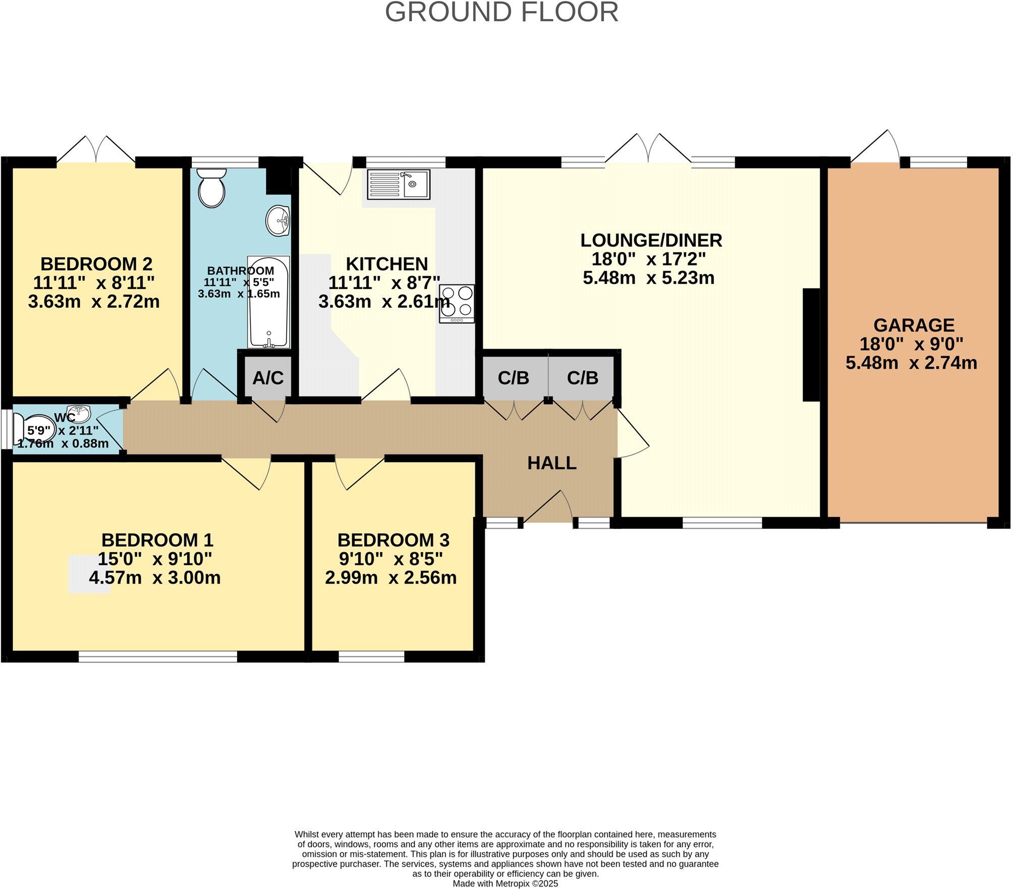 Coburg Close, West Buckland, Wellington, Somerset, TA21 floorplan