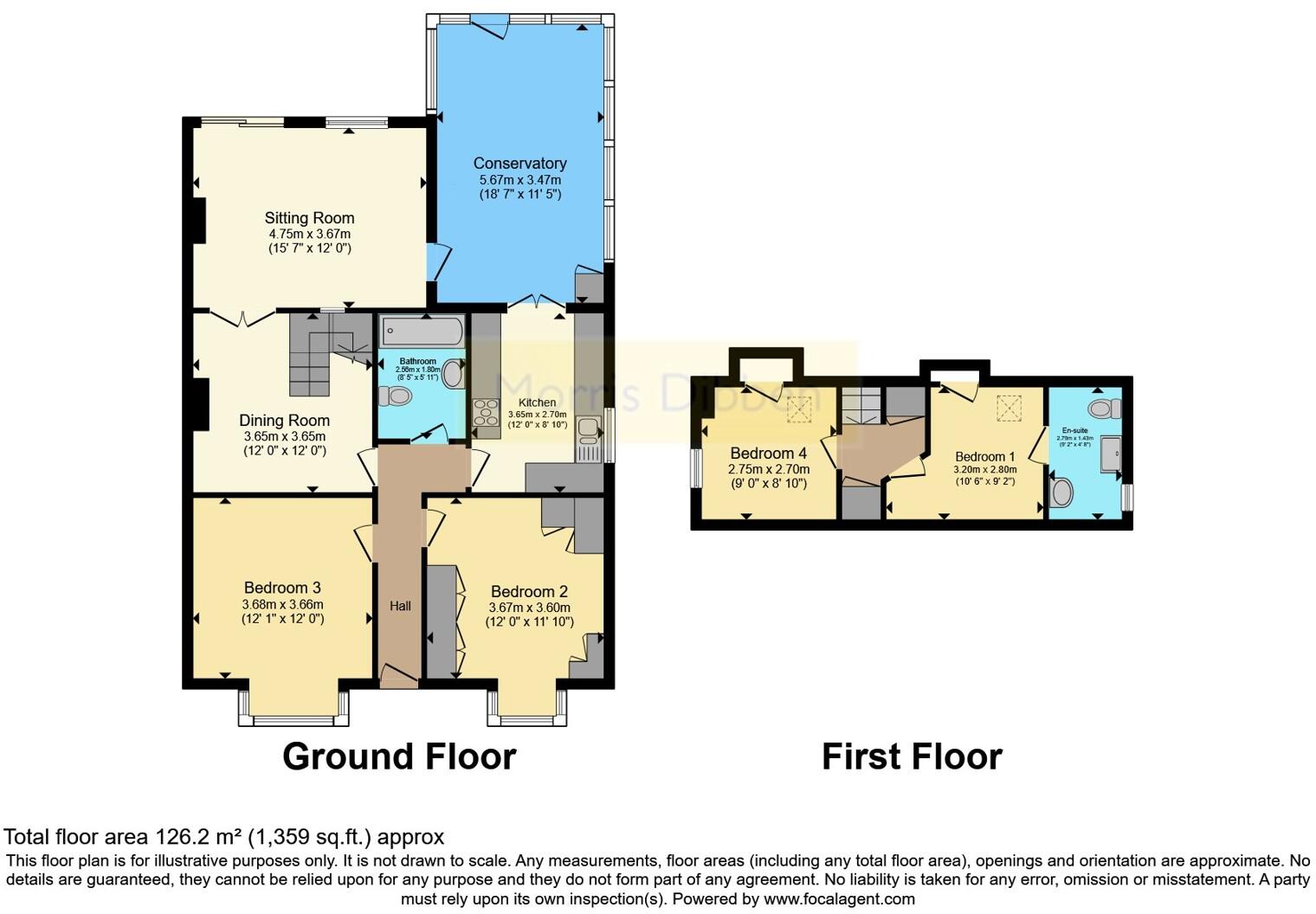 Tournerbury Lane, HAYLING ISLAND, Hampshire, PO11 floorplan