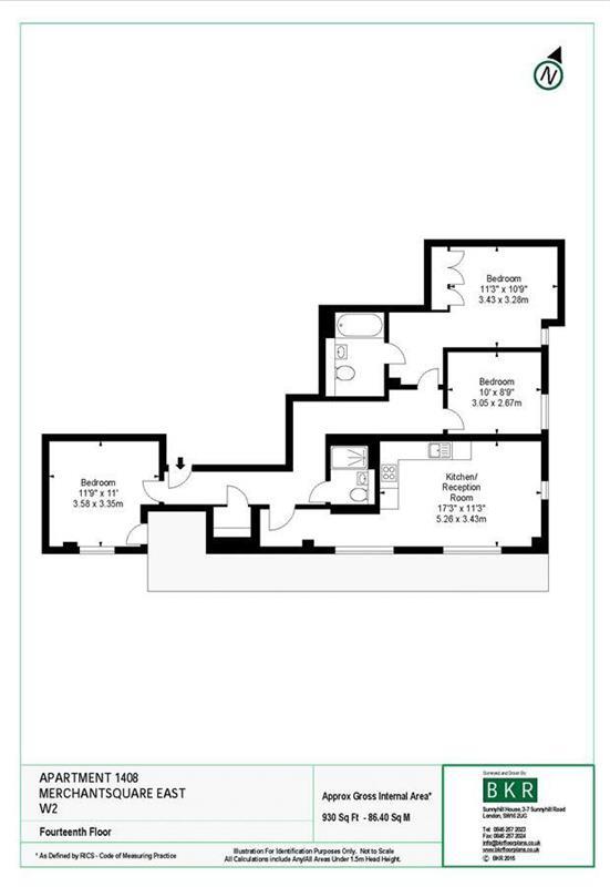 4B MERCHANT SQUARE EAST, London, W2 floorplan