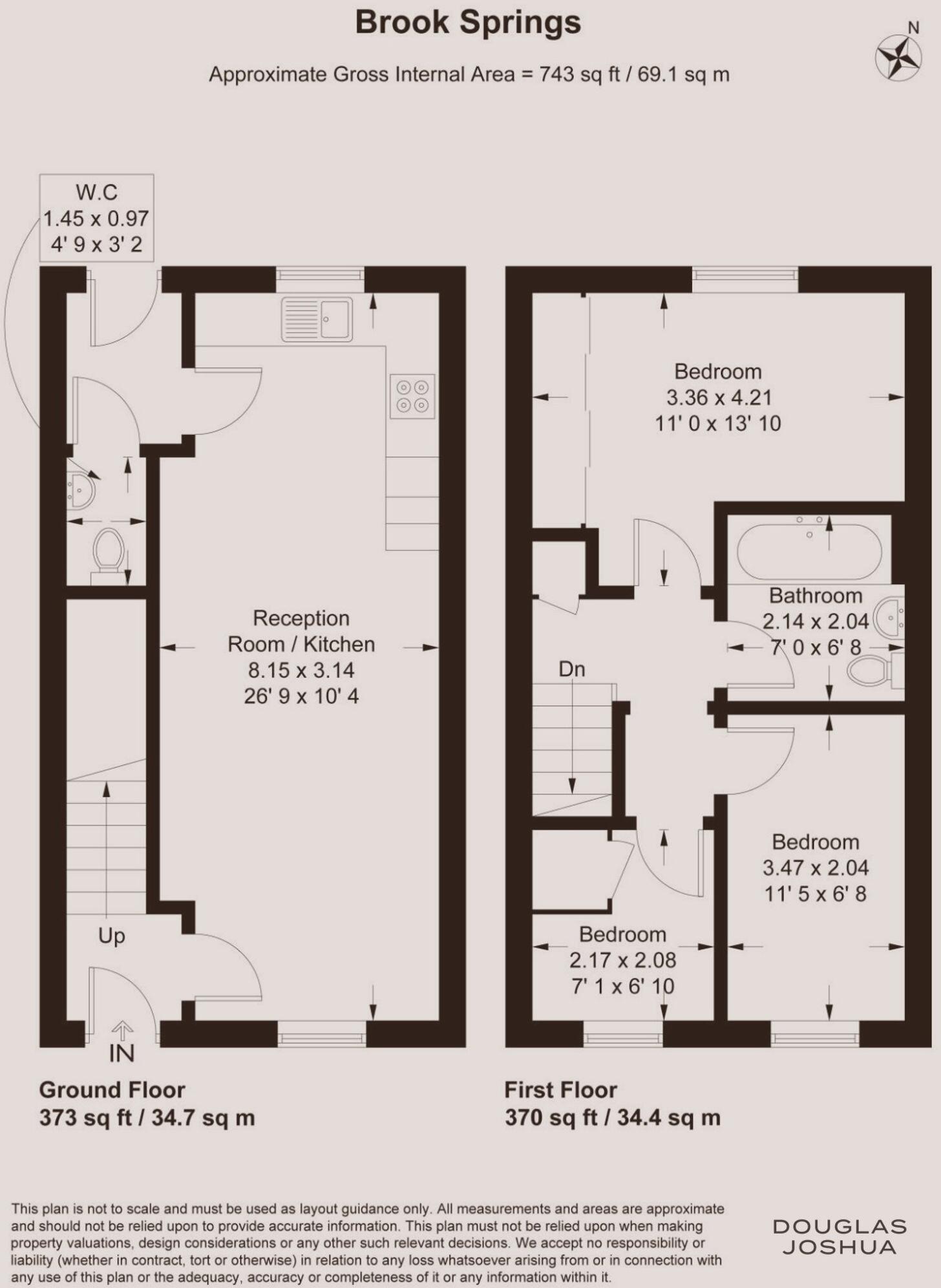 Brook Springs Grove, Elsenham, CM22 floorplan