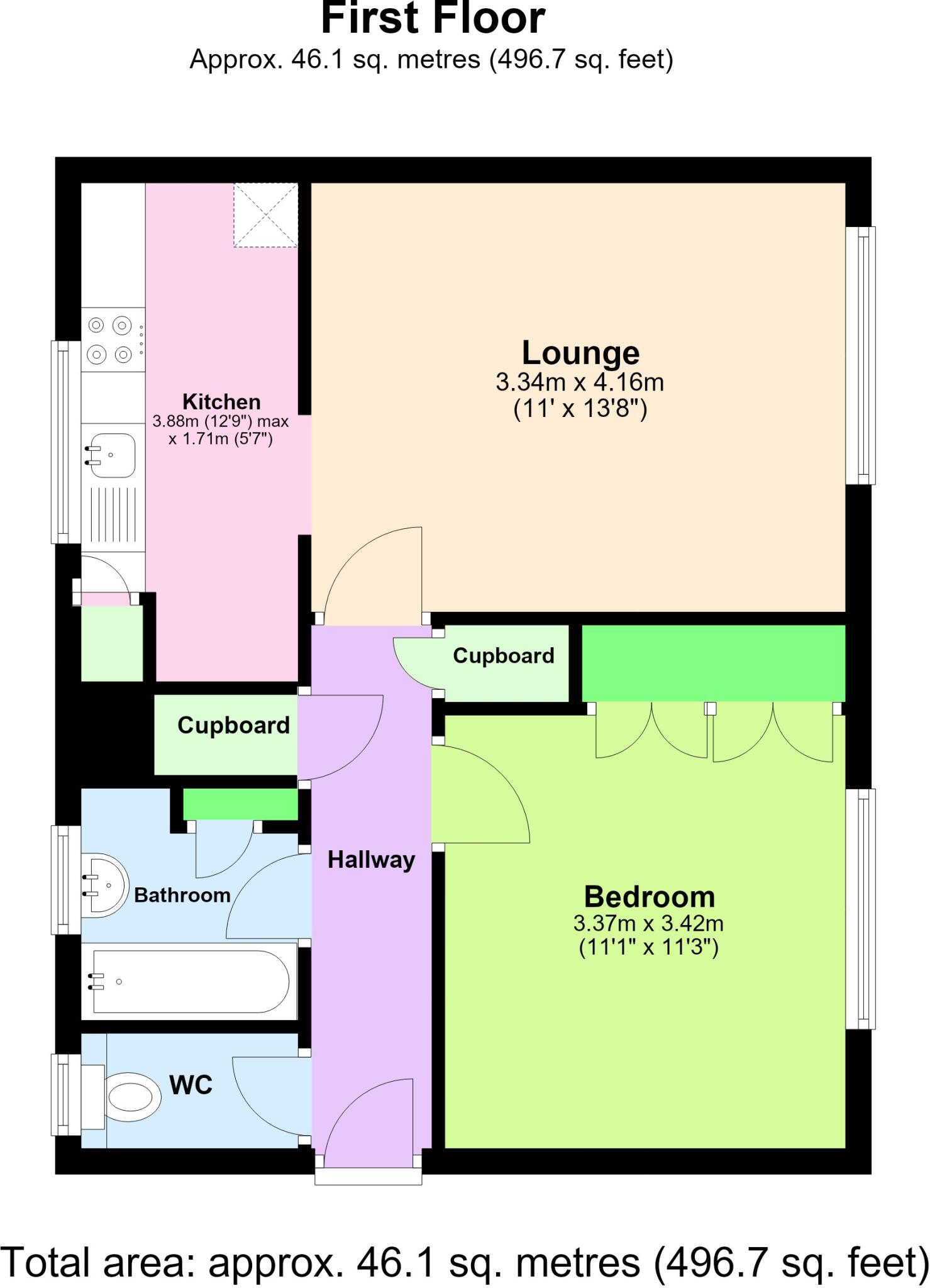 Wisden Road, Stevenage floorplan