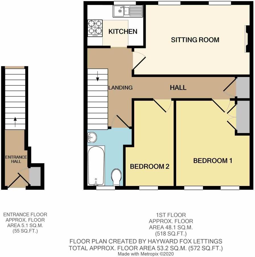 Hamilton Court, De La Warr Road, Milford on Sea, Lymington, Hampshire, SO41 0PR floorplan