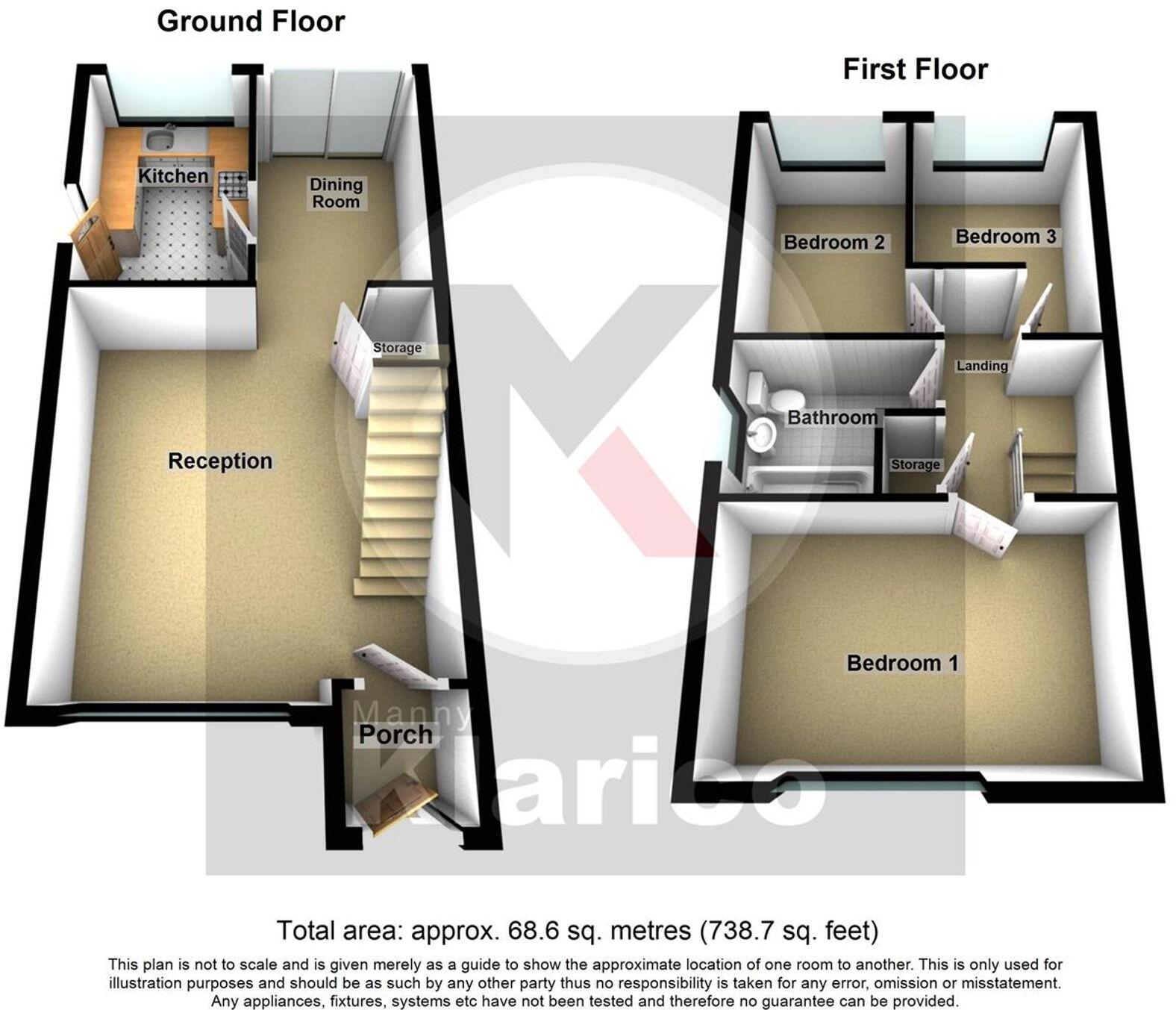Templefield Gardens, Birmingham, B9 floorplan